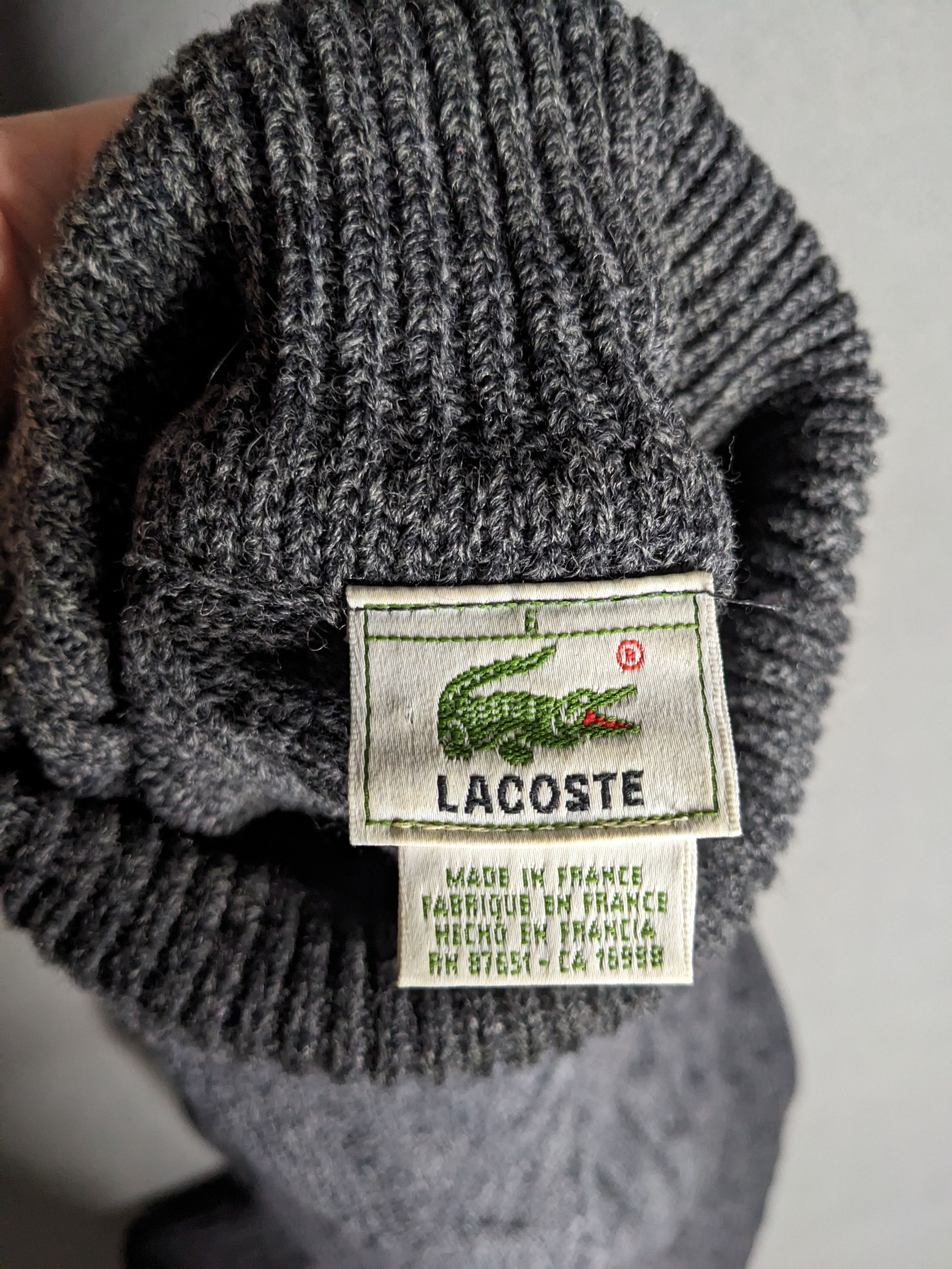 Lacoste VTG 80s Lacoste Wool Cable Knit Turtleneck Sweater Large Size US L / EU 52-54 / 3 - 6 Thumbnail