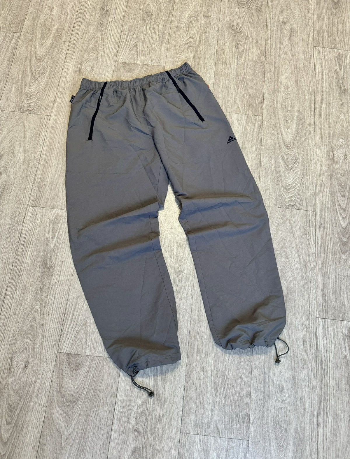 Adidas 🔷Vintage Adidas Nylon Drill Y2K Track Pants 2000s🔷 Size US 38 / EU 54 - 1 Thumbnail