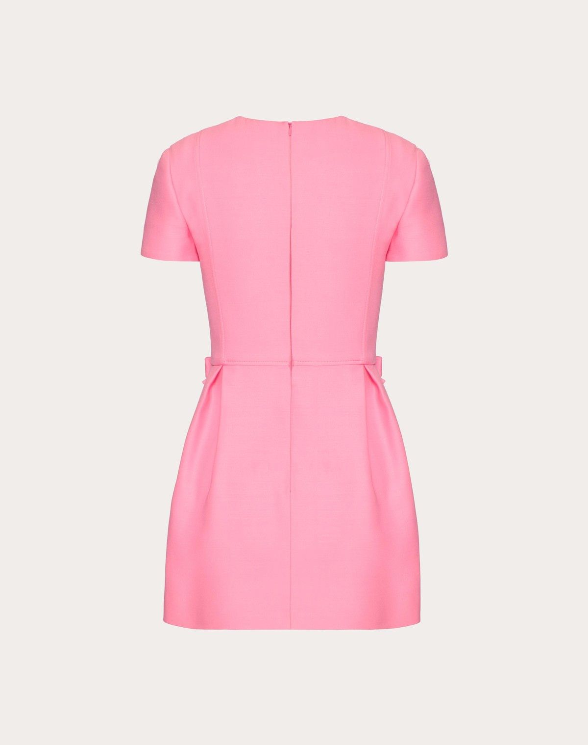 Valentino o1s1wg110525 Crepe Couture Dress in Pink Size S / US 4 / IT 40 - 2 Thumbnail