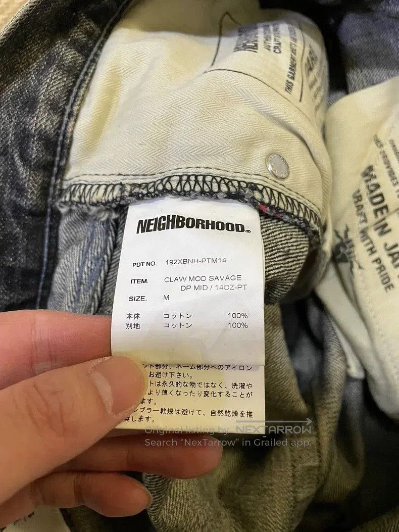 Neighborhood NEIGHBORHOOD 19AW Distressed Denim Jeans. Size US 33 - 7 Thumbnail