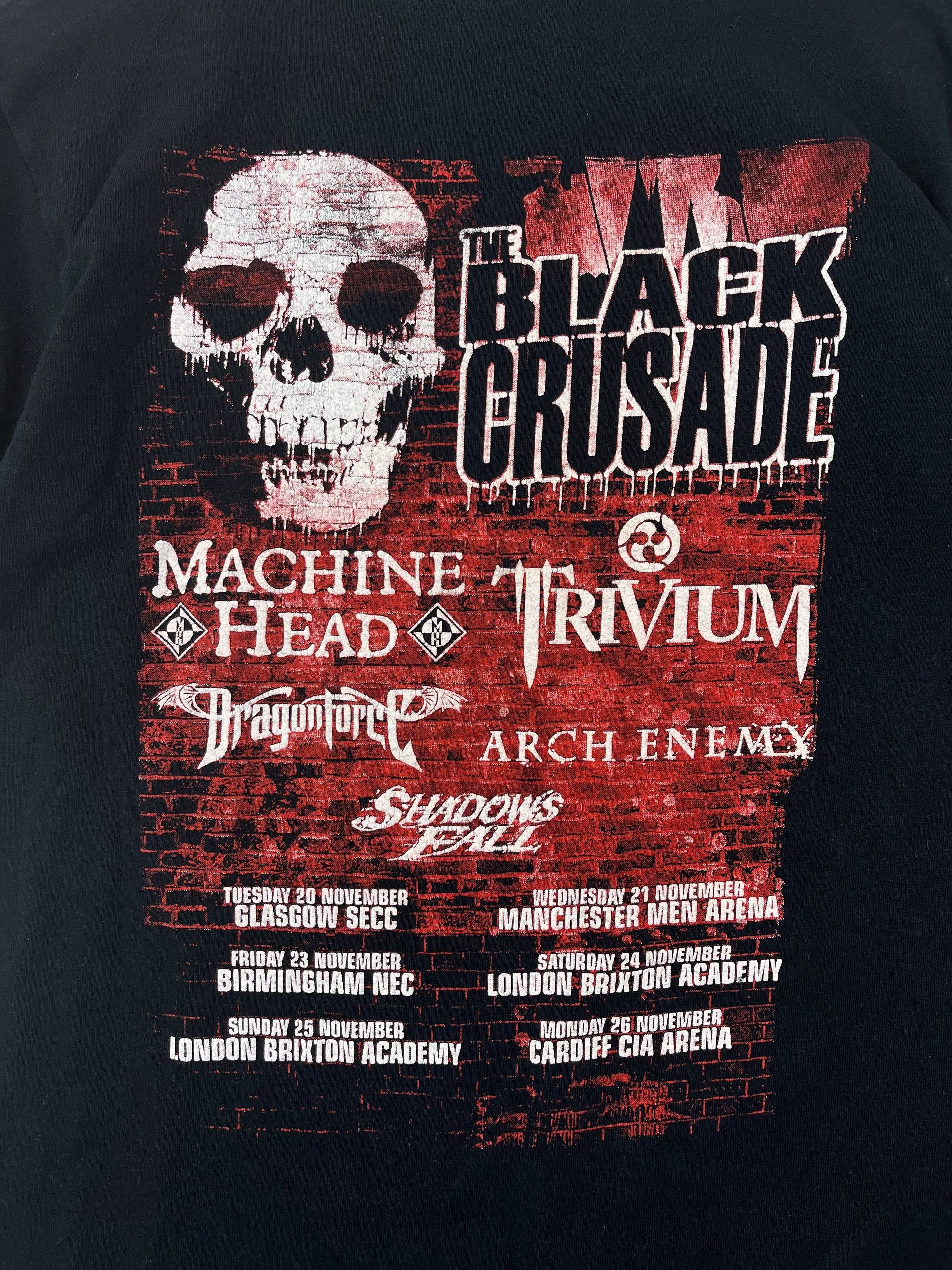 Gildan Machine Head The Crusade Tour 2007 T-Shirt Metal Size S Size US S / EU 44-46 / 1 - 6 Thumbnail