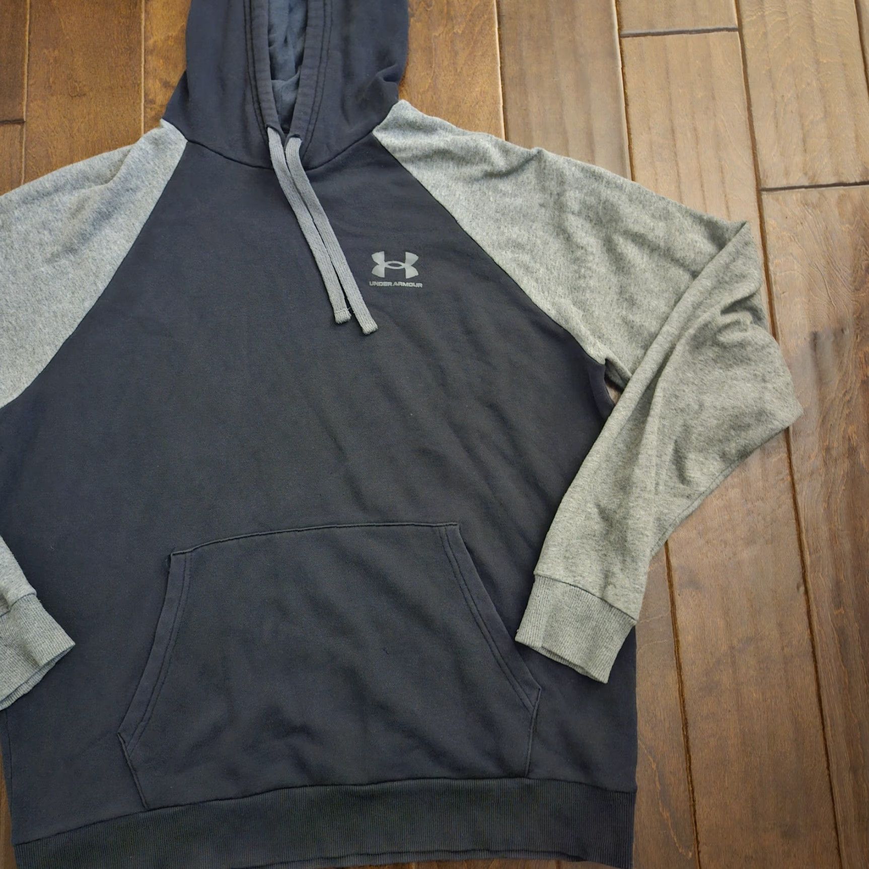 Under Armour VINTAGE: No Under Armour Hoodie Mens L Gray Blue Pullover Loose Fit Athletic Shirt? Size US L / EU 52-54 / 3 - 4 Thumbnail