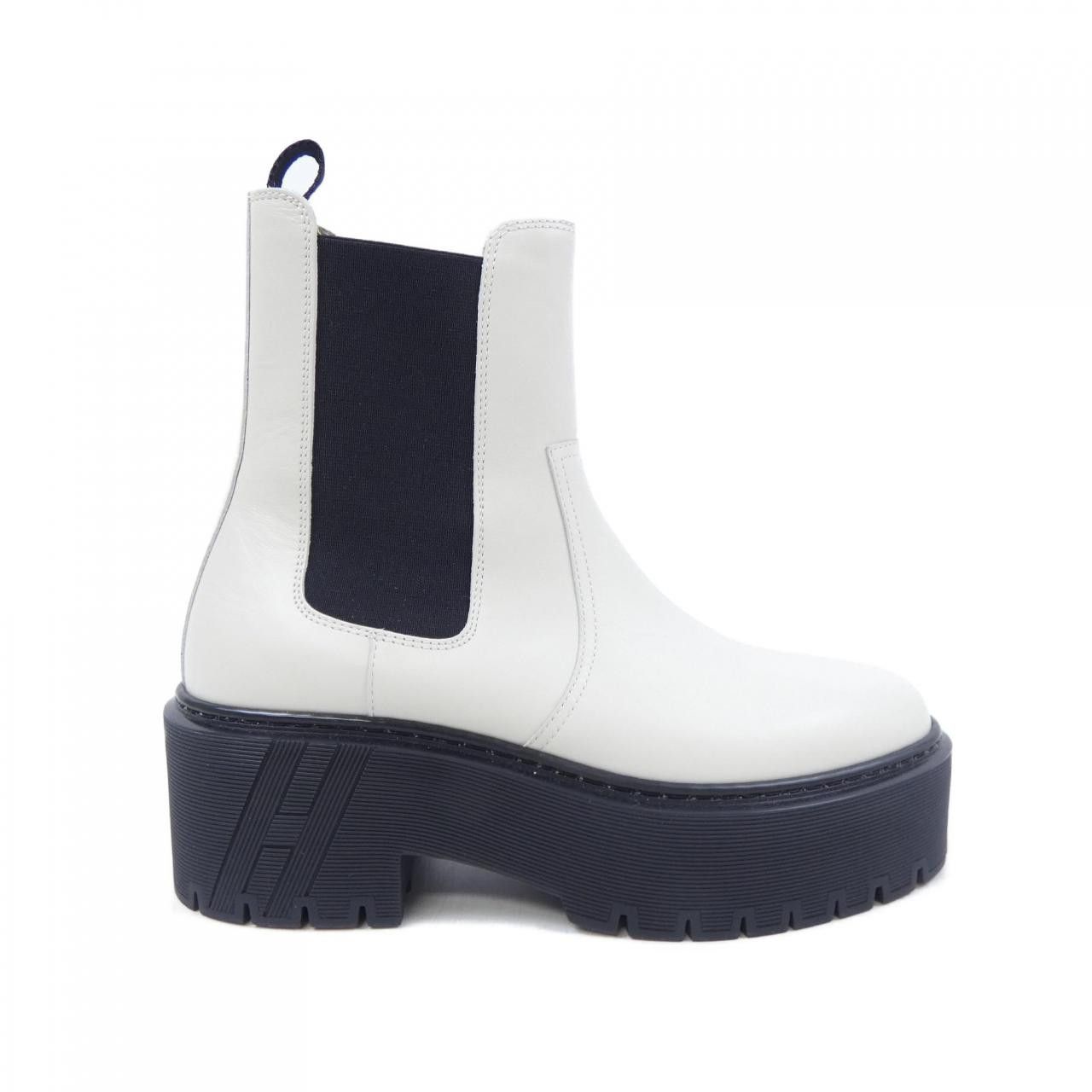 Hermes Hermes 232060Z Calf Boots 36.5 Leather Shoes DUTY FREE for USA
