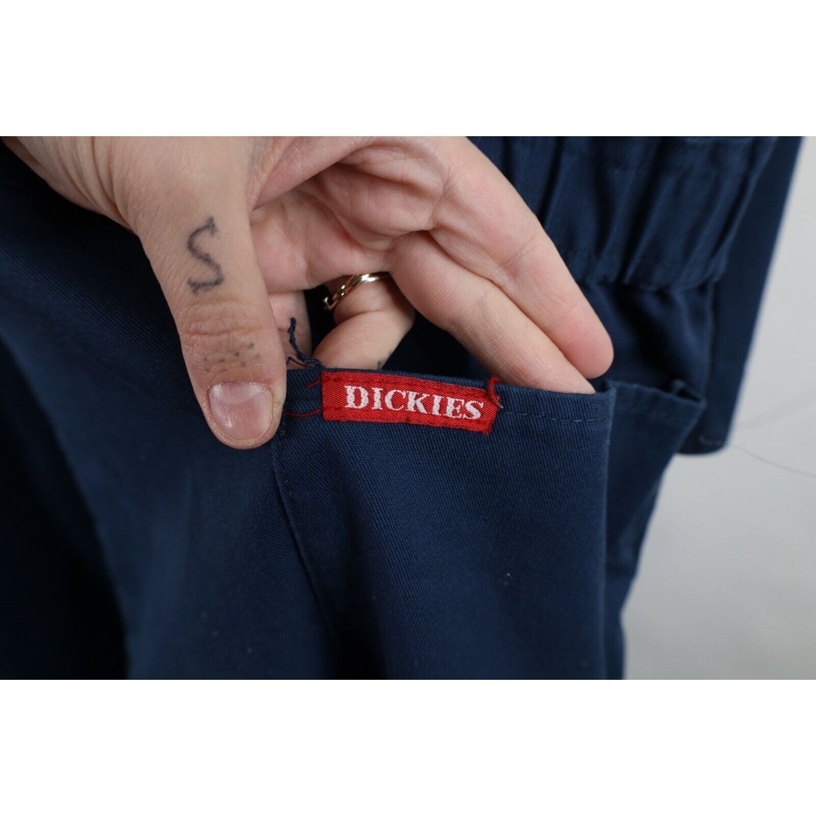 Dickies × Vintage Vintage 90s Dickies Faded Wide Leg Workwear Coveralls Size US XL / EU 56 / 4 - 13 Thumbnail