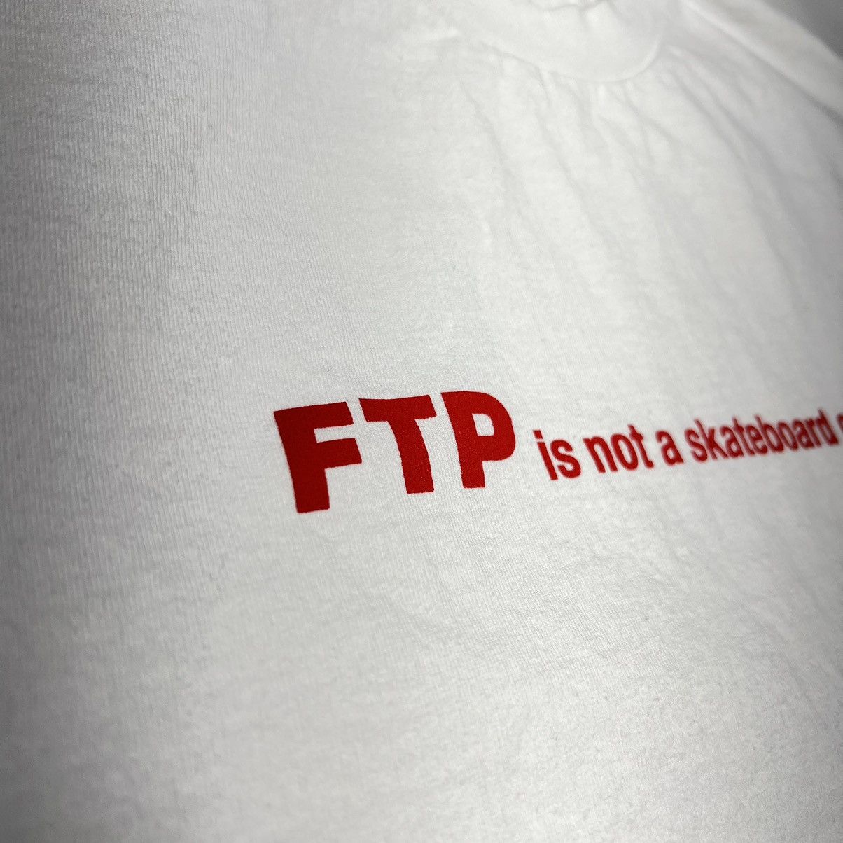Fuck The Population FTP Not A Skateboarding Company Tee Shirt White Size US M / EU 48-50 / 2 - 11 Thumbnail