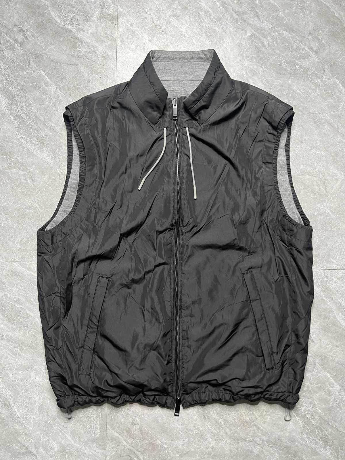 Ermenegildo Zegna Zegna Logo Reversible Zephyr Vest Size US L / EU 52-54 / 3 - 2 Thumbnail