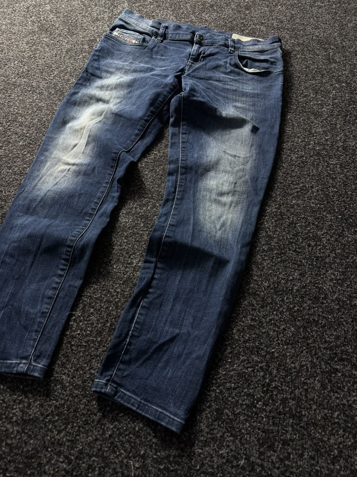 Diesel × If Six Was Nine × Vintage Vintage 90s Y2K Distressed Diesel Industry Jeans baggy pants Size 31" - 3 Thumbnail