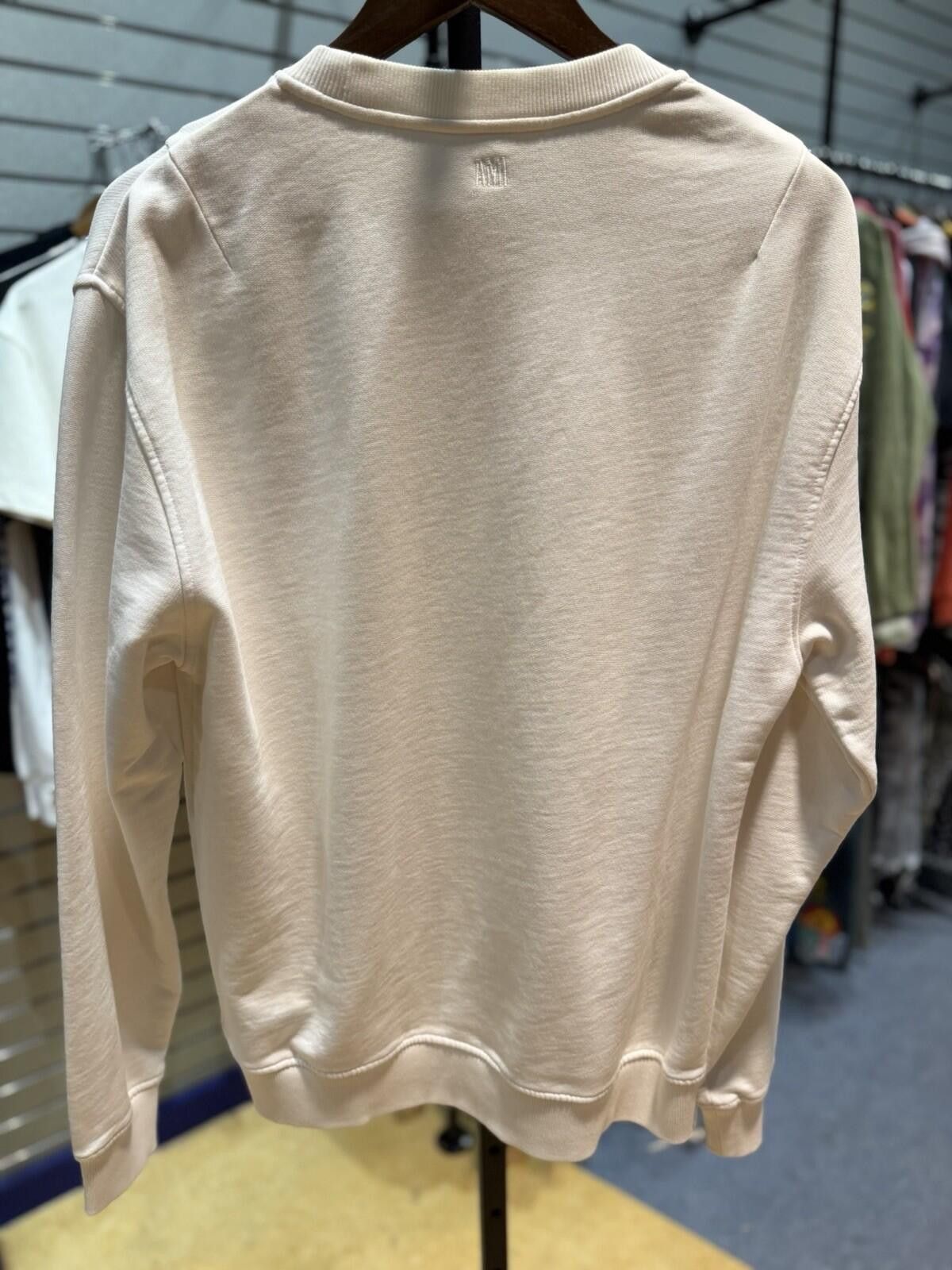 AMI Ami Paris Alexandre Mattiussi White Wool Sweatshirt Medium Size US M / EU 48-50 / 2 - 9 Thumbnail