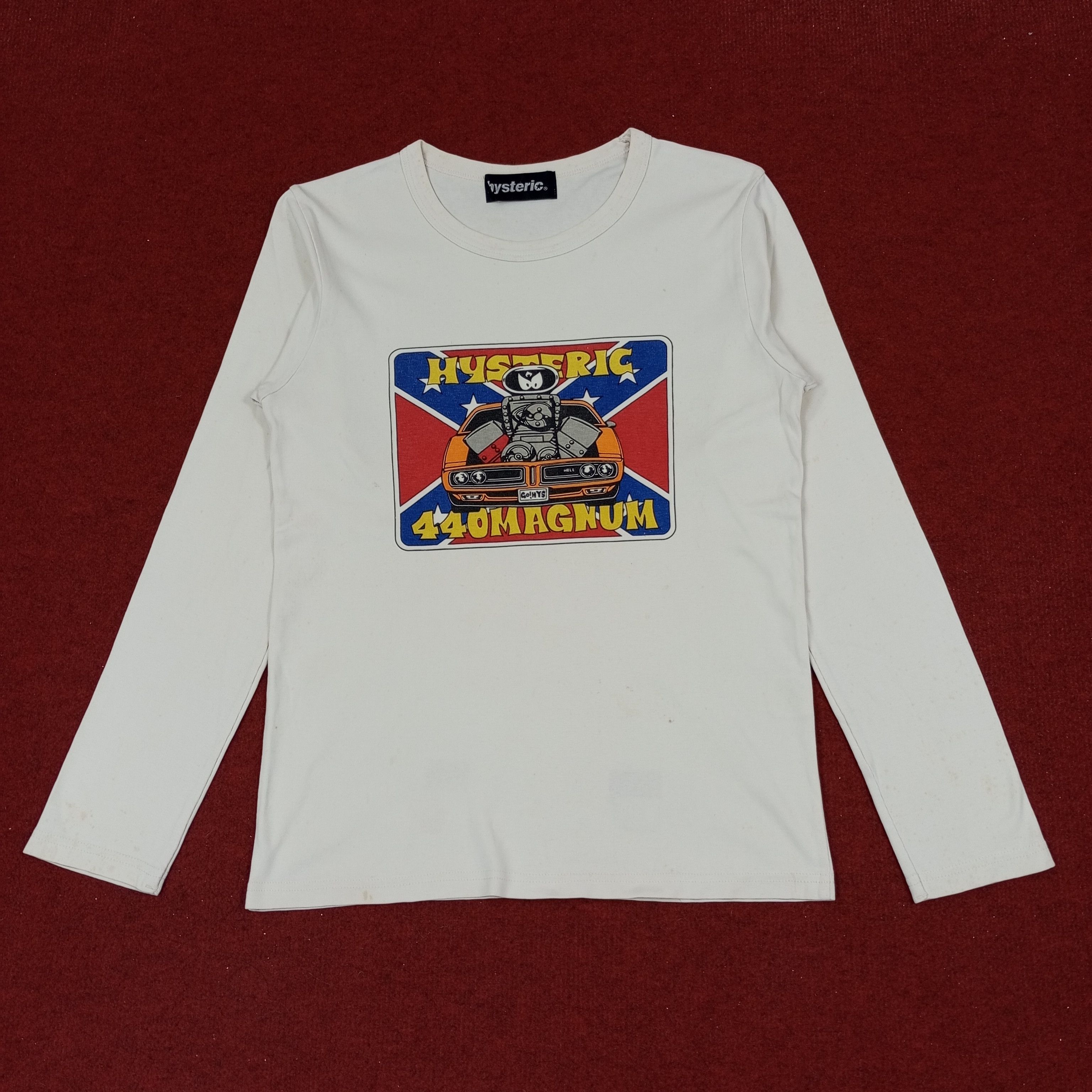 Hysteric Glamour × Japanese Brand × Vintage Hysteric Glamour Japanese Brand Streetwear Tshirt c219n42 Size US S / EU 44-46 / 1 - 1 Thumbnail