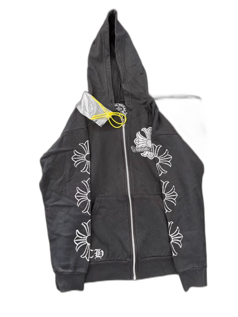 Chrome Hearts Chrome Hearts Black Zip-Up Hoodie Size US M / EU 48-50 / 2 - 1 Thumbnail