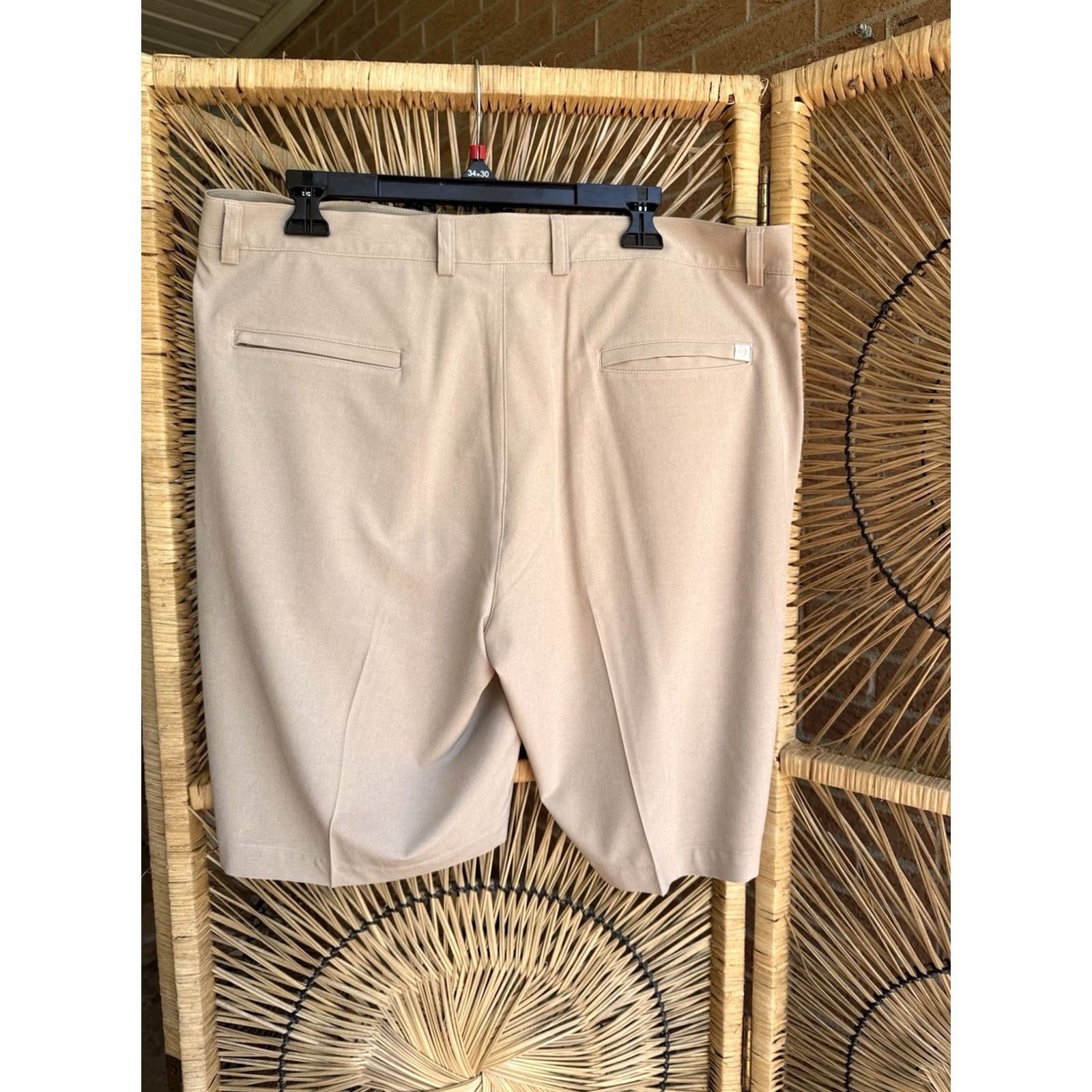 Peter Millar Peter Millar Men's Beige Chino Shorts Flat Front Pockets Casual 38 Size US 38 / EU 54 - 6 Thumbnail