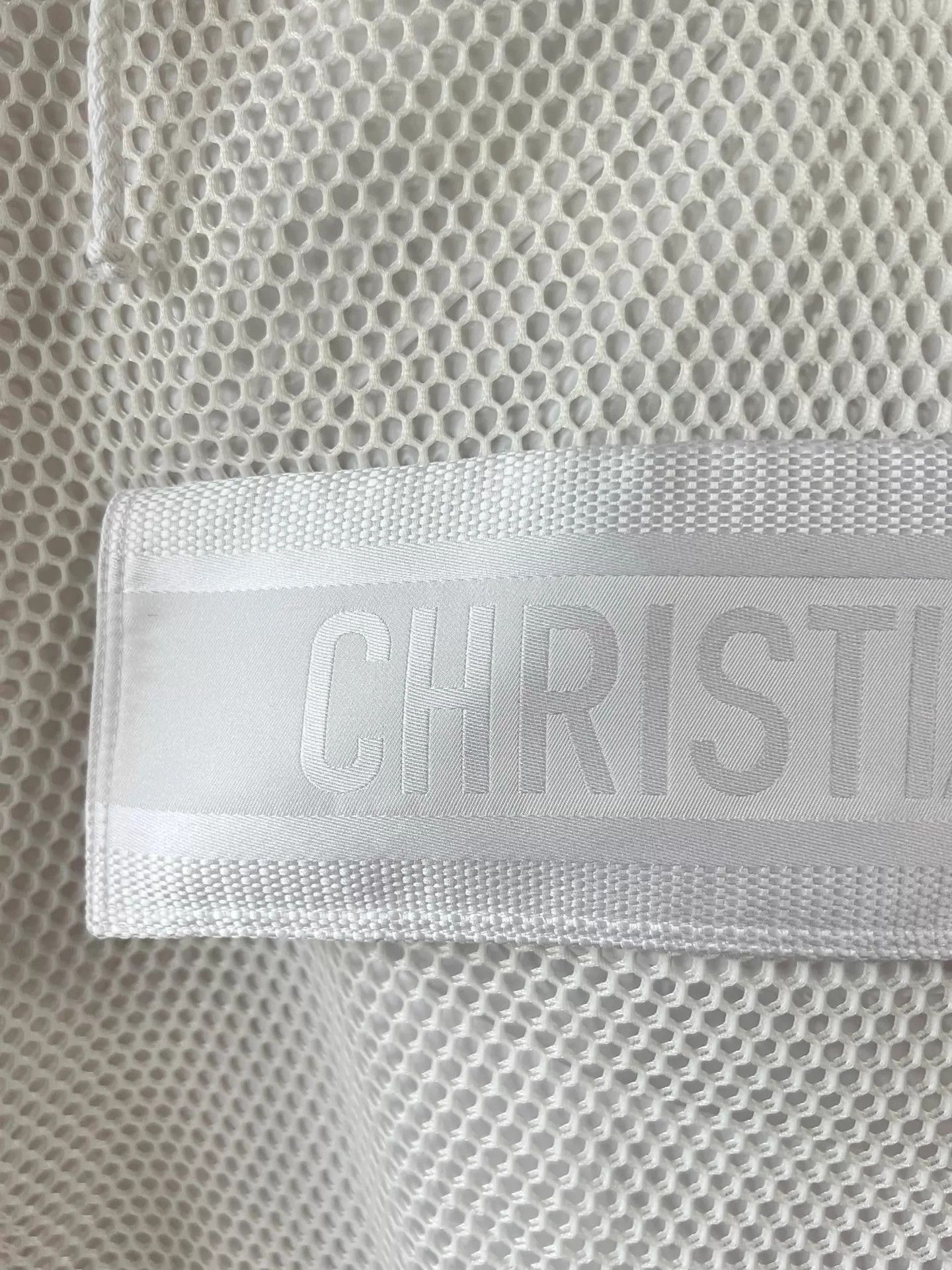 Dior Dior Tech Mesh Oversized Hooded Jacket White S Logo Size S / US 4 / IT 40 - 4 Thumbnail