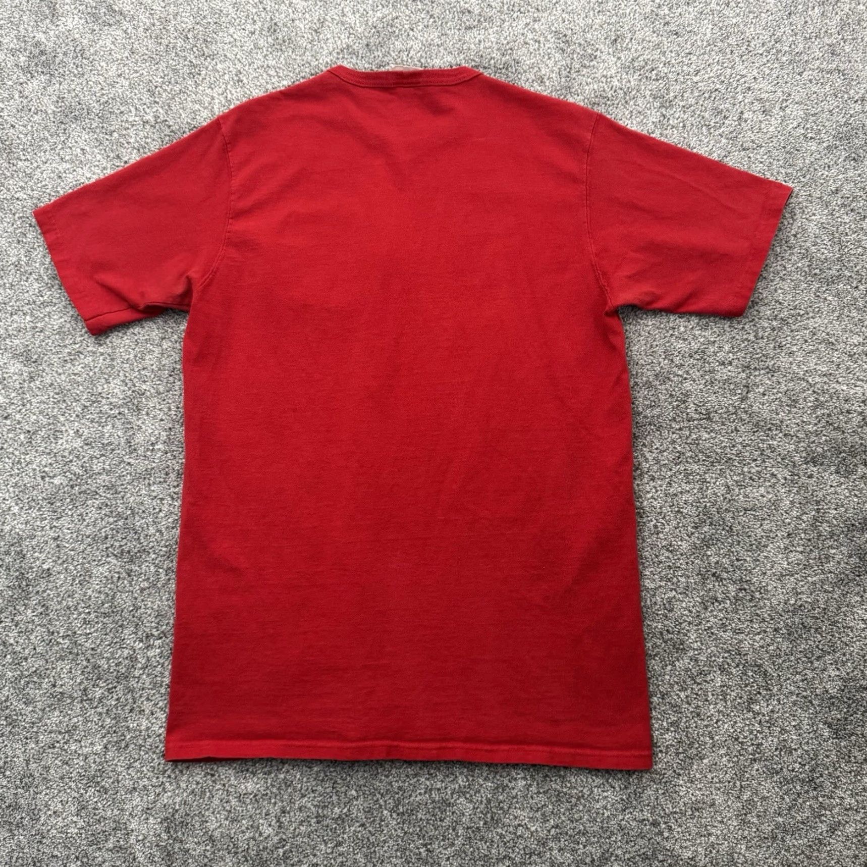 Champion VINTAGE Champion T Shirt Mens Sz Large Athletic Streetwear 90s Heritage Big Logo Red Cotton Jersey Short Sleeve Crew Neck Mens Size US L / EU 52-54 / 3 - 8 Thumbnail
