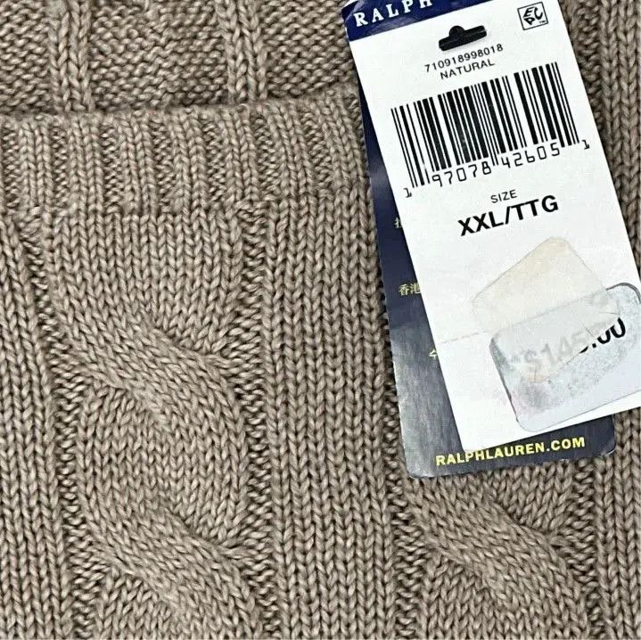 Polo Ralph Lauren Polo Ralph Lauren Cable Knit Logo Sweater. Size US XXL / EU 58 / 5 - 4 Thumbnail