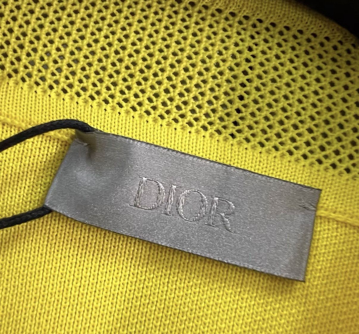 Dior Dior Yellow Monogram Embossed Long Sleeve Top J41 Size US M / EU 48-50 / 2 - 4 Thumbnail
