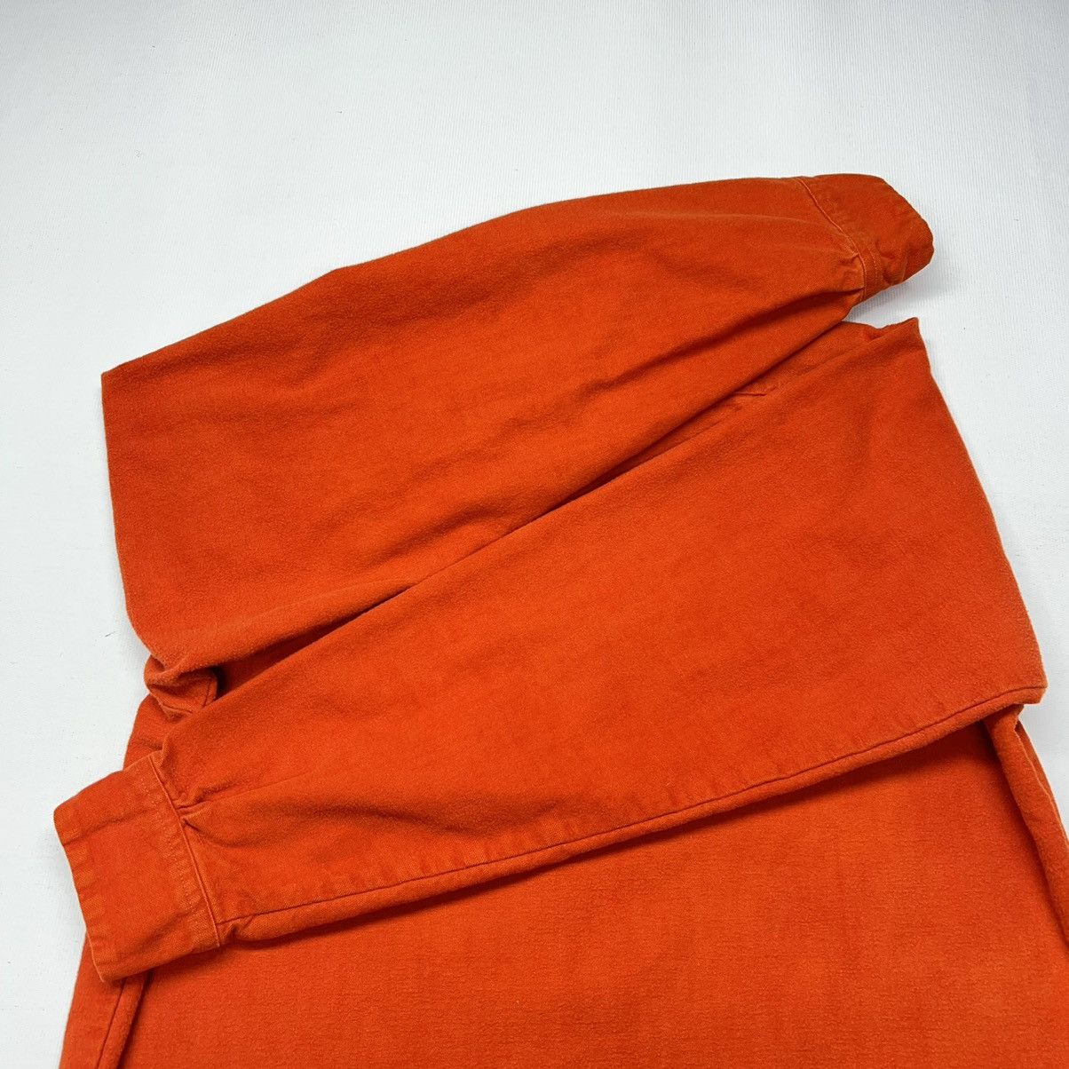 Vintage VTG Mr Leggs Flannel Shirt Orange Chamois Button Up Pocket Size US M / EU 48-50 / 2 - 11 Thumbnail
