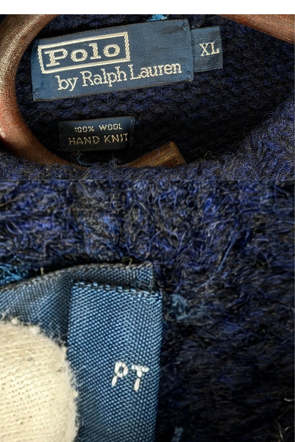 Polo Ralph Lauren AW98 Polo Ralph Lauren Hand Knit Star Sweater Size US XL / EU 56 / 4 - 7 Thumbnail
