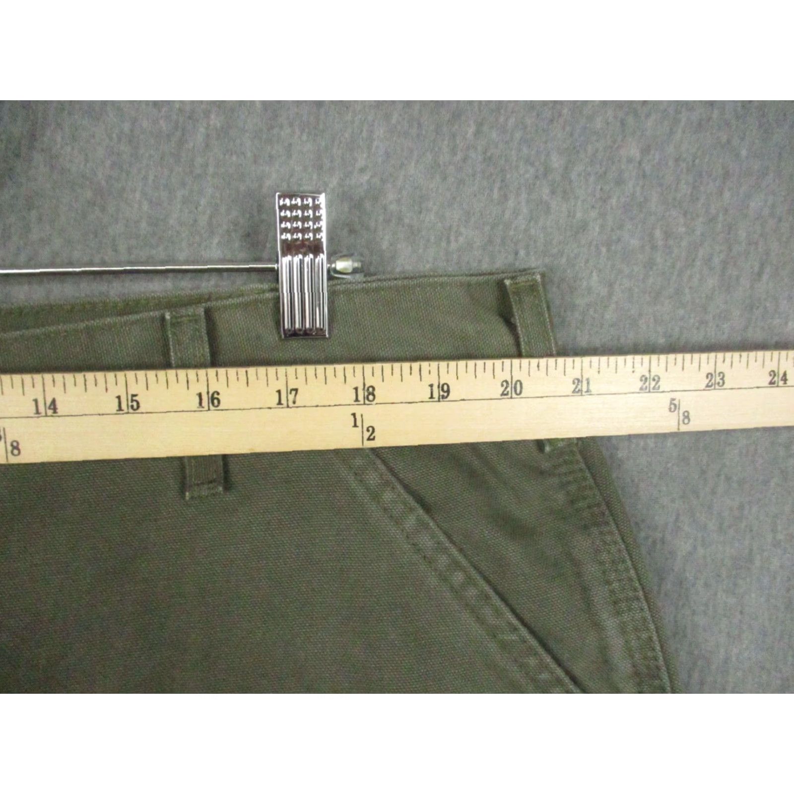 Carhartt VINTAGE Carhartt Original Dungaree Fit Carpenter Pants Green 42x30 B151 Canvas Size US 42 / EU 58 - 4 Thumbnail