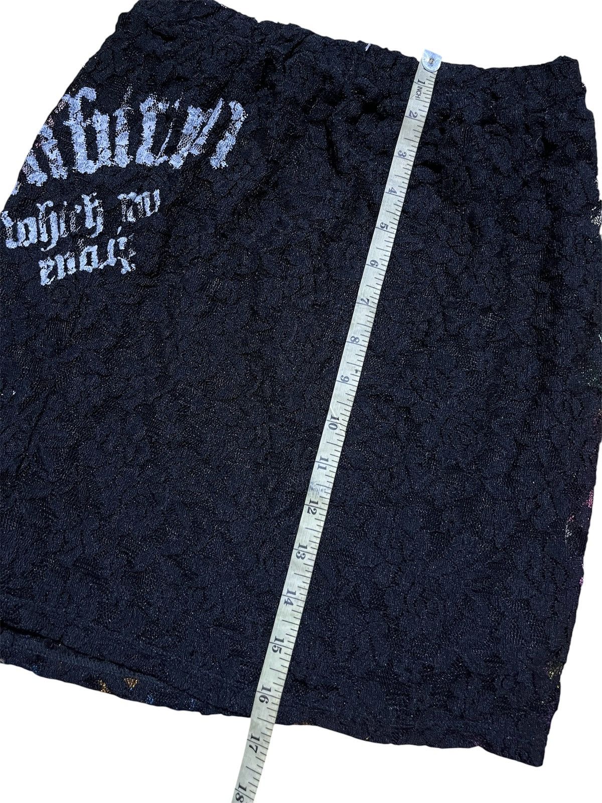 Hysteric Glamour 2000s Ghost Of Harlem 2in1 mesh poem vkei skirt Size 24" / US 00 / IT 34 - 5 Thumbnail