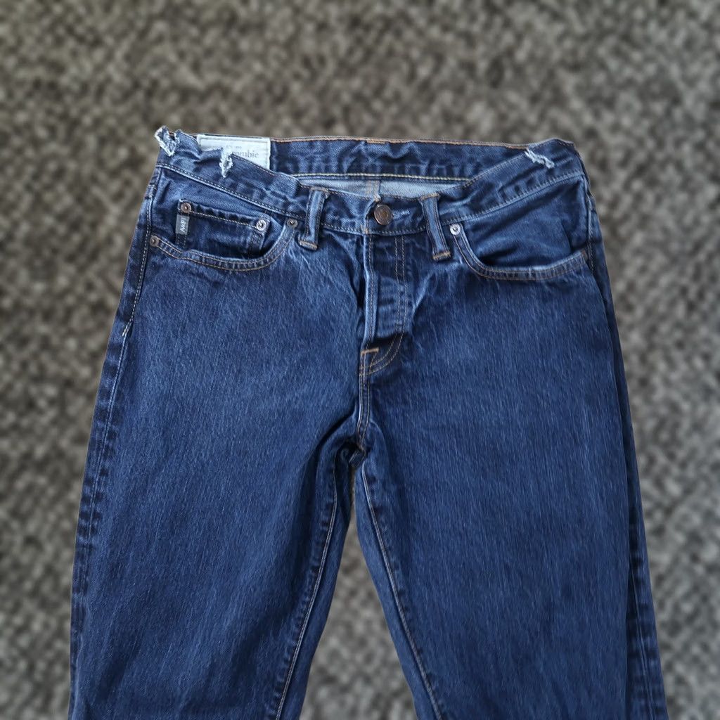 Abercrombie & Fitch VINTAGE Abercrombie & Fitch Jeans Slim Straight 31x32 Blue Denim Button Fly Mens 80s 90s Straight Jeans Size US 31 - 1 Thumbnail