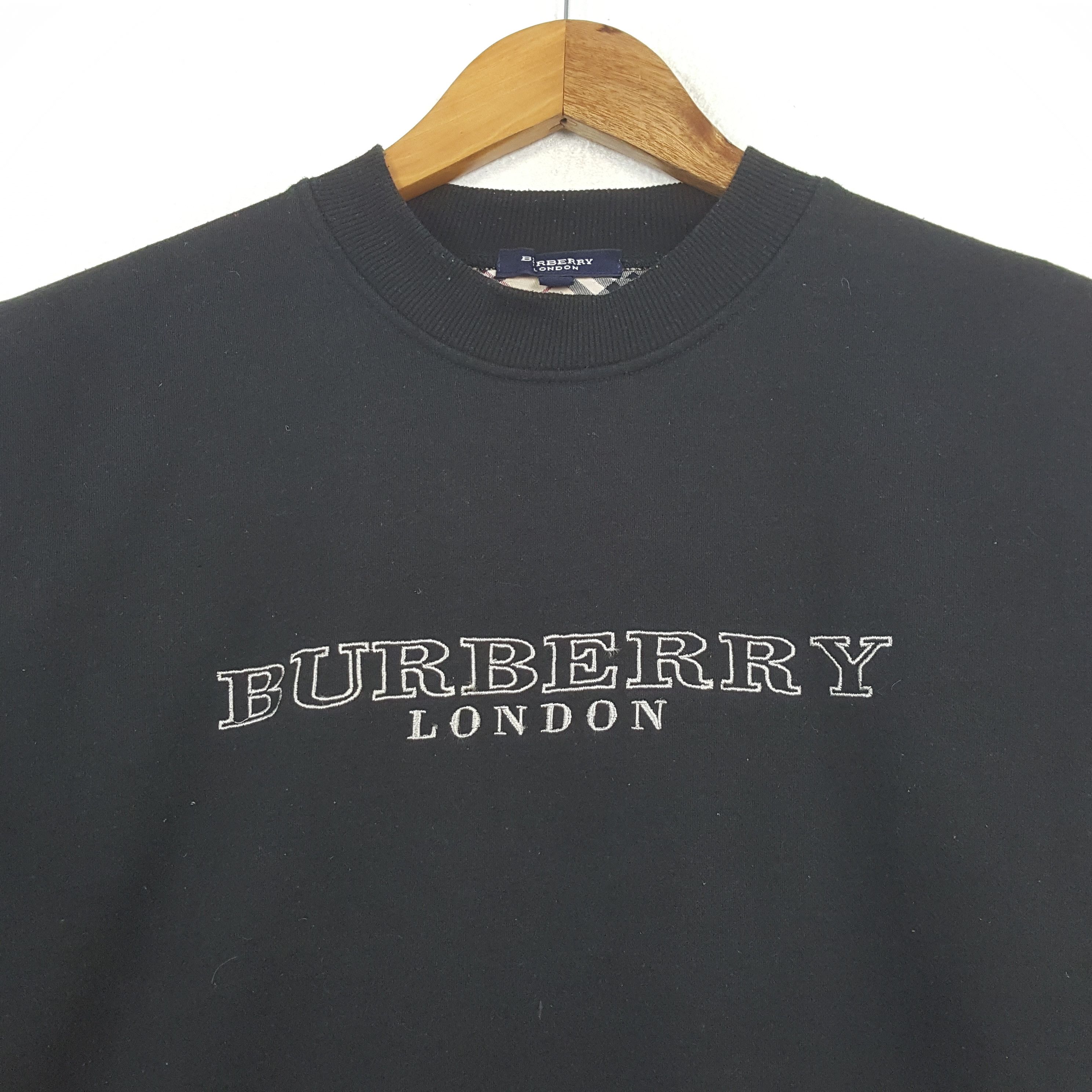 Burberry × Designer × Vintage Vintage BURBERRY LONDON Fashion Brand Sweatshirt C291N18 Size US S / EU 44-46 / 1 - 2 Thumbnail