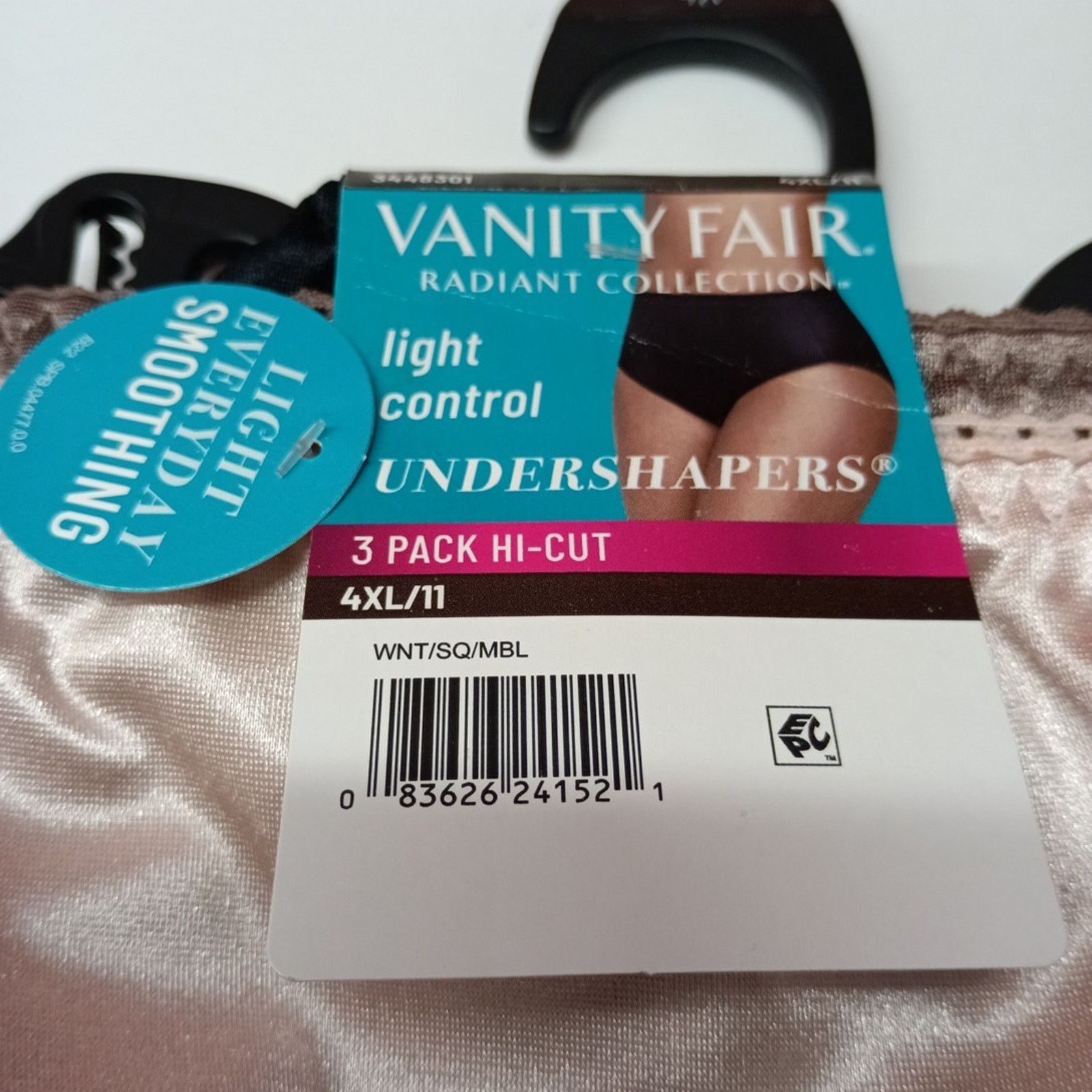 Other VANITY FAIR Women 3-Pair Hi Cut Panties Nylon Size 4XL/11 Size ONE SIZE - 5 Thumbnail
