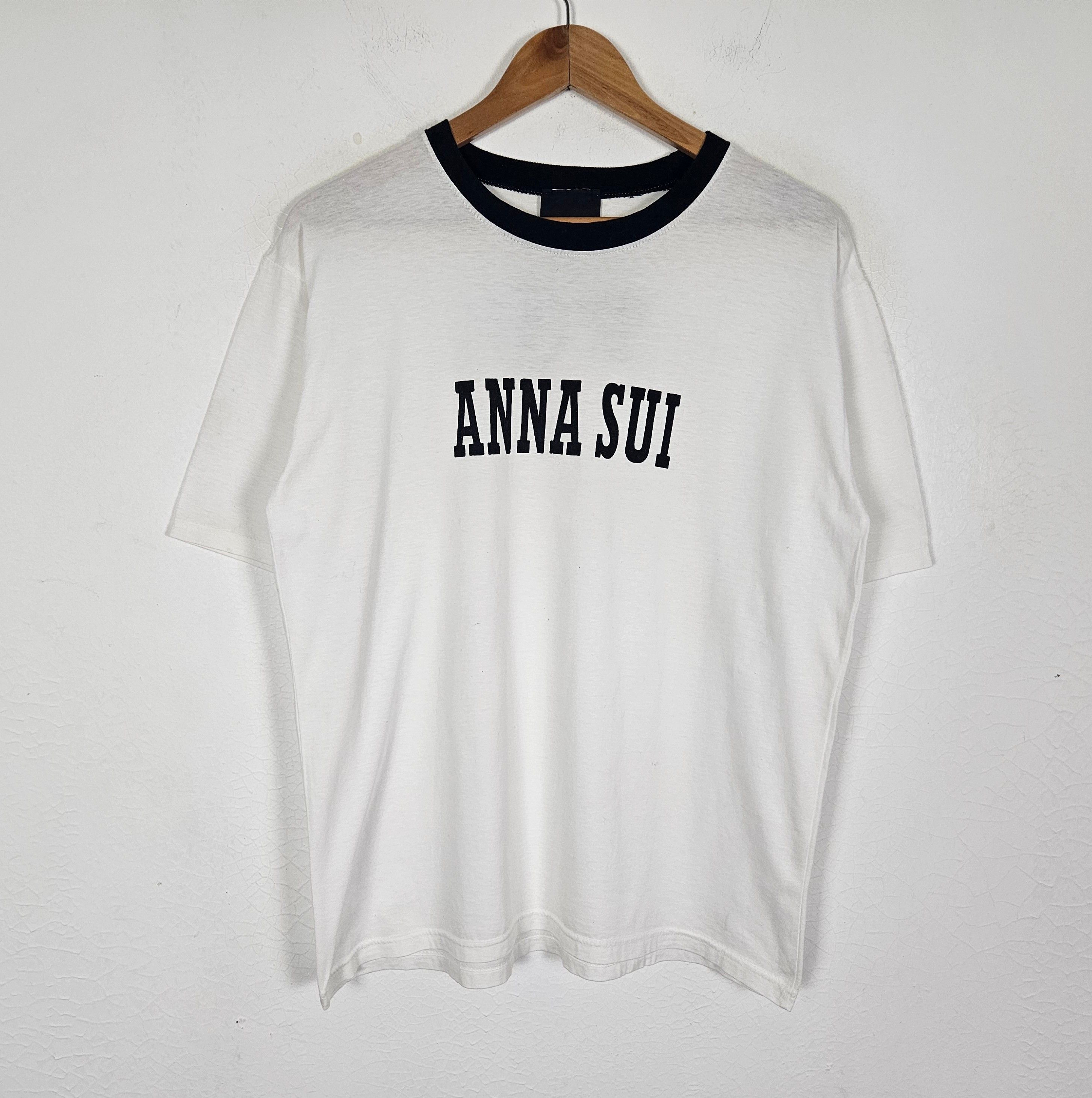 Anna Sui Vintage James Coviello Anna Sui logo tee ringer shirt Size US L / EU 52-54 / 3 - 2 Thumbnail