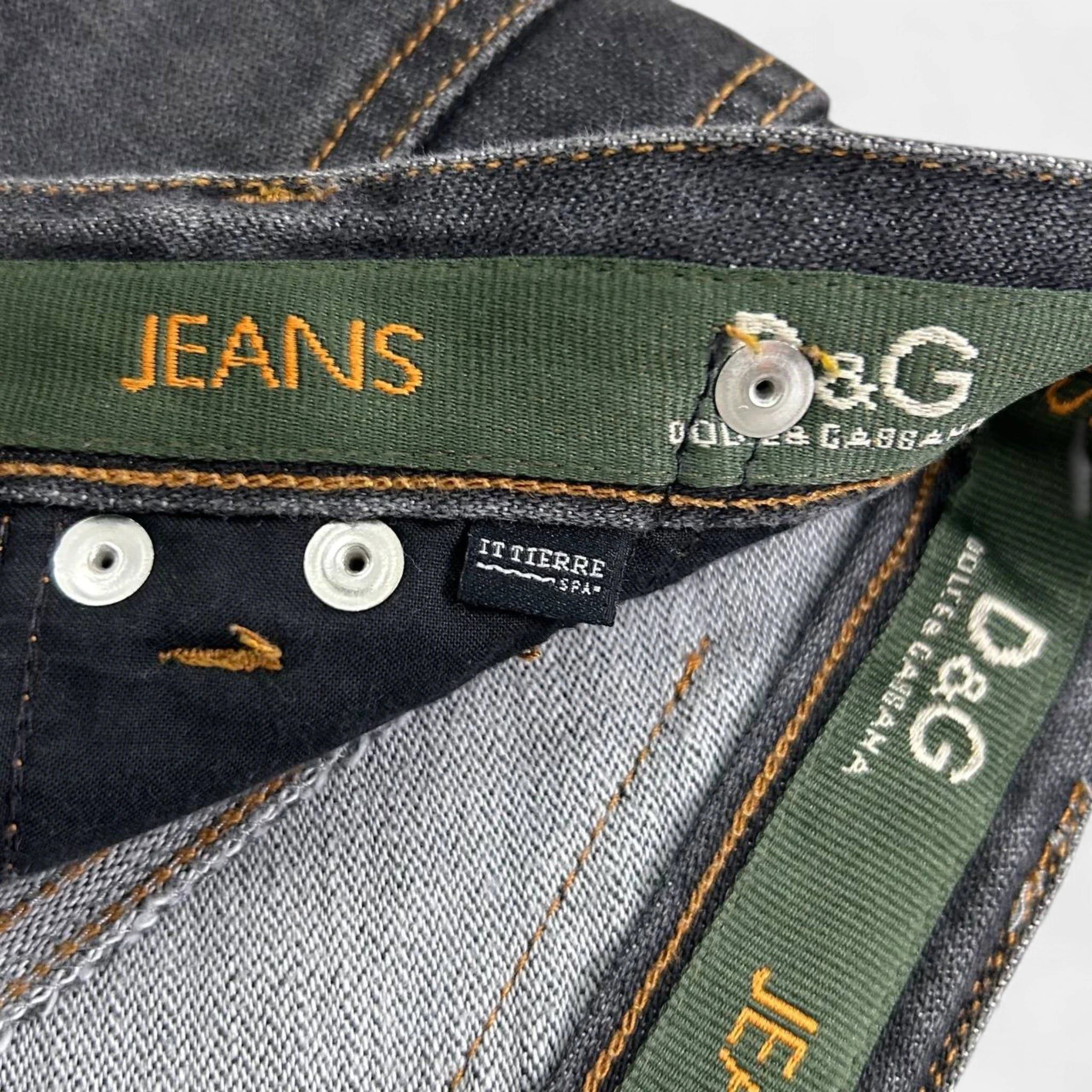 Dolce & Gabbana Dolce & Gabbana Asymmetric Pocket Denim Pants Size US 26 / EU 42 - 5 Thumbnail
