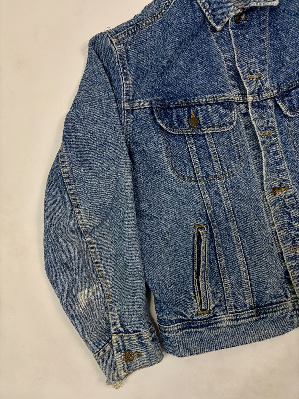 Lee 1990s Lee Riders Light Wash Denim Jacket Size US L / EU 52-54 / 3 - 3 Thumbnail