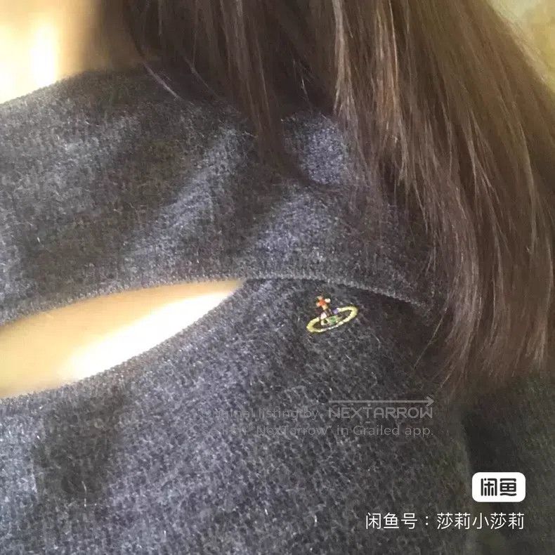 Vivienne Westwood Vivienne Westwood Side Pocket Design, Carbon Gray Knit Swe Size S / US 4 / IT 40 - 5 Thumbnail