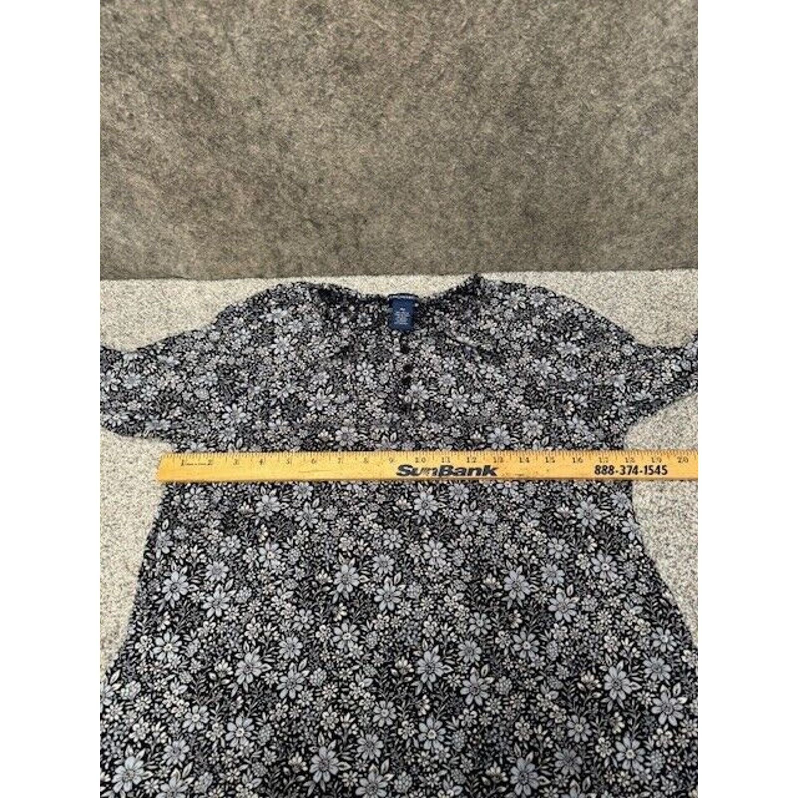 Architect Architect Blouse Petite Medium Floral Grunge Whimsigoth Size M / US 6-8 / IT 42-44 - 7 Thumbnail