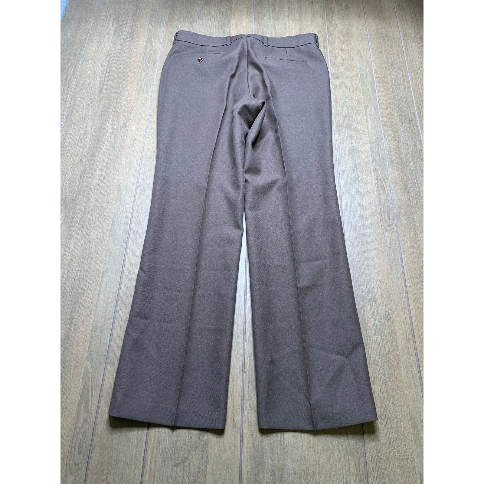 Levi's Vintage 80s Levi’s Action Slacks Brown Dress Pants Talon 34 Size US 34 / EU 50 - 2 Thumbnail