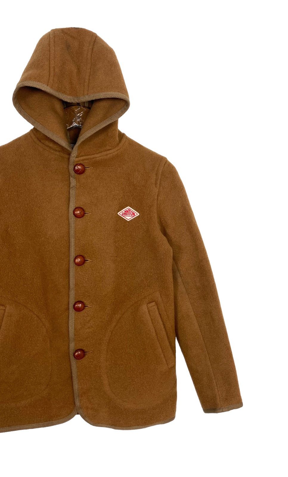 Danton Rare‼️ Danton Vetement Brown Wool Hoodie Jacket Made Japan Size US XS / EU 42 / 0 - 3 Thumbnail