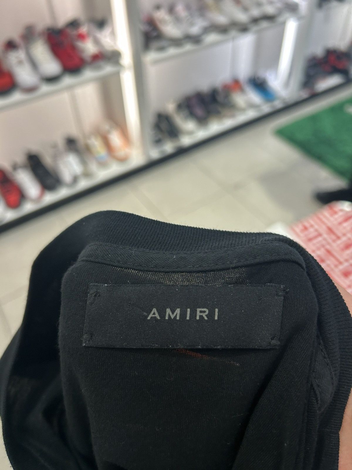 Amiri Amiri black bandana logo tee shirt Size US L / EU 52-54 / 3 - 5 Thumbnail