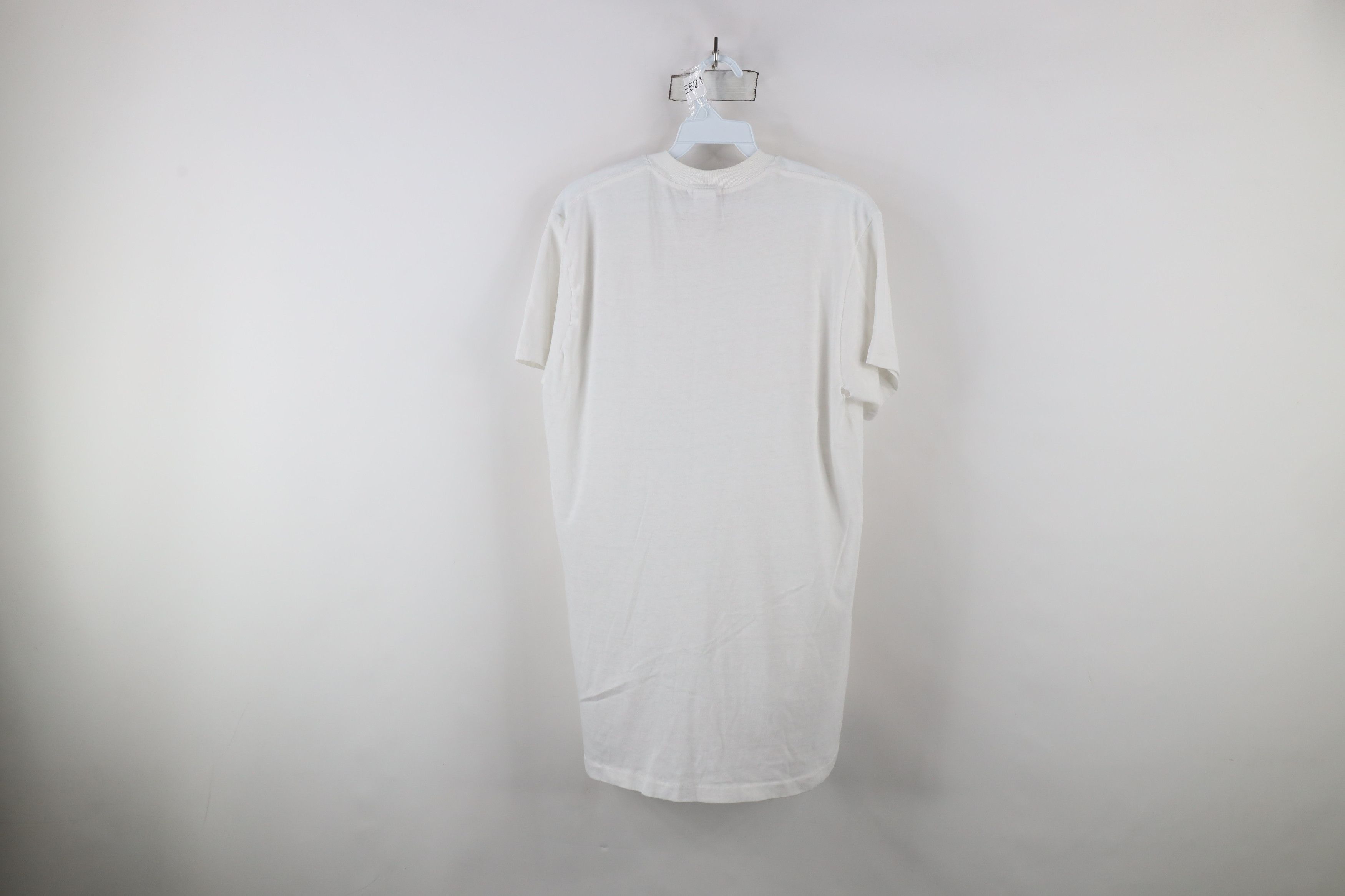 Vintage Vintage 90s Streetwear Cotton Short Sleeve T-Shirt White USA Size US L / EU 52-54 / 3 - 10 Thumbnail