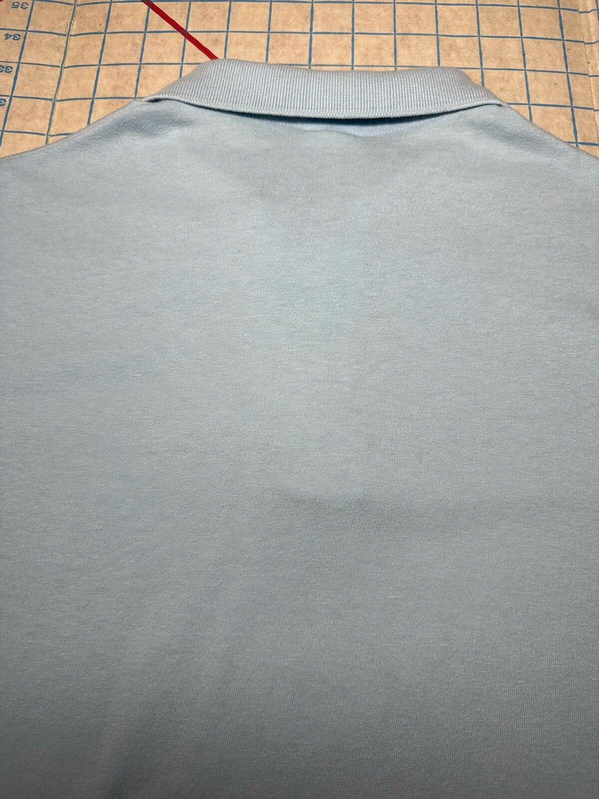 Anvil Vintage 90's Blank Polo Shirt Men's Large Blue USA Blank Size US L / EU 52-54 / 3 - 9 Thumbnail