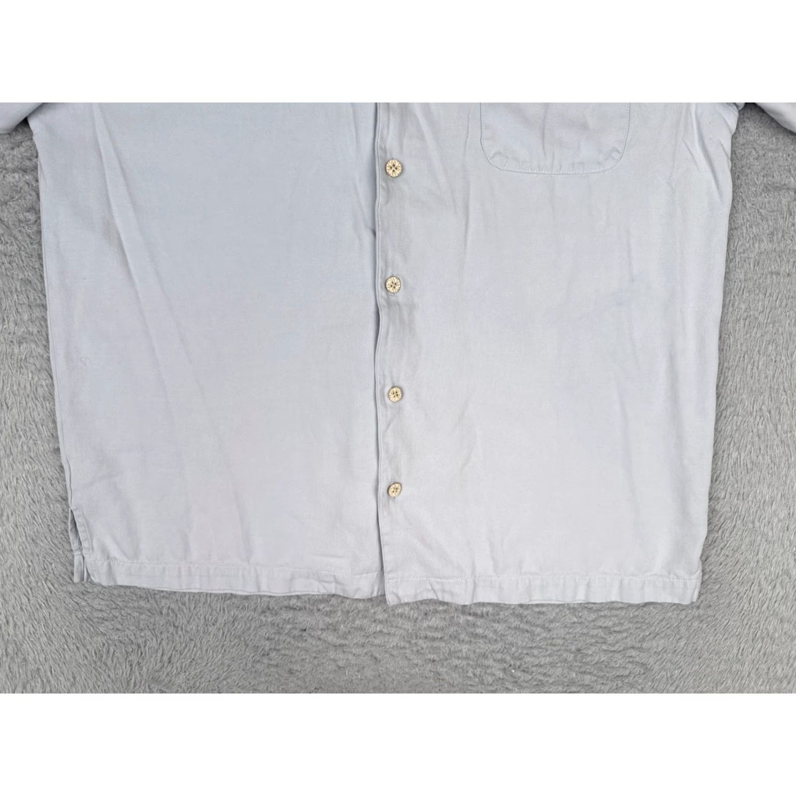 Tommy Bahama VINTAGE Tommy Bahama Shirt Men Medium Blue Silk Button Up Pocket M Adults Blue Aloha Beach Hawaiian Resort 90s Mens Size US M / EU 48-50 / 2 - 5 Thumbnail