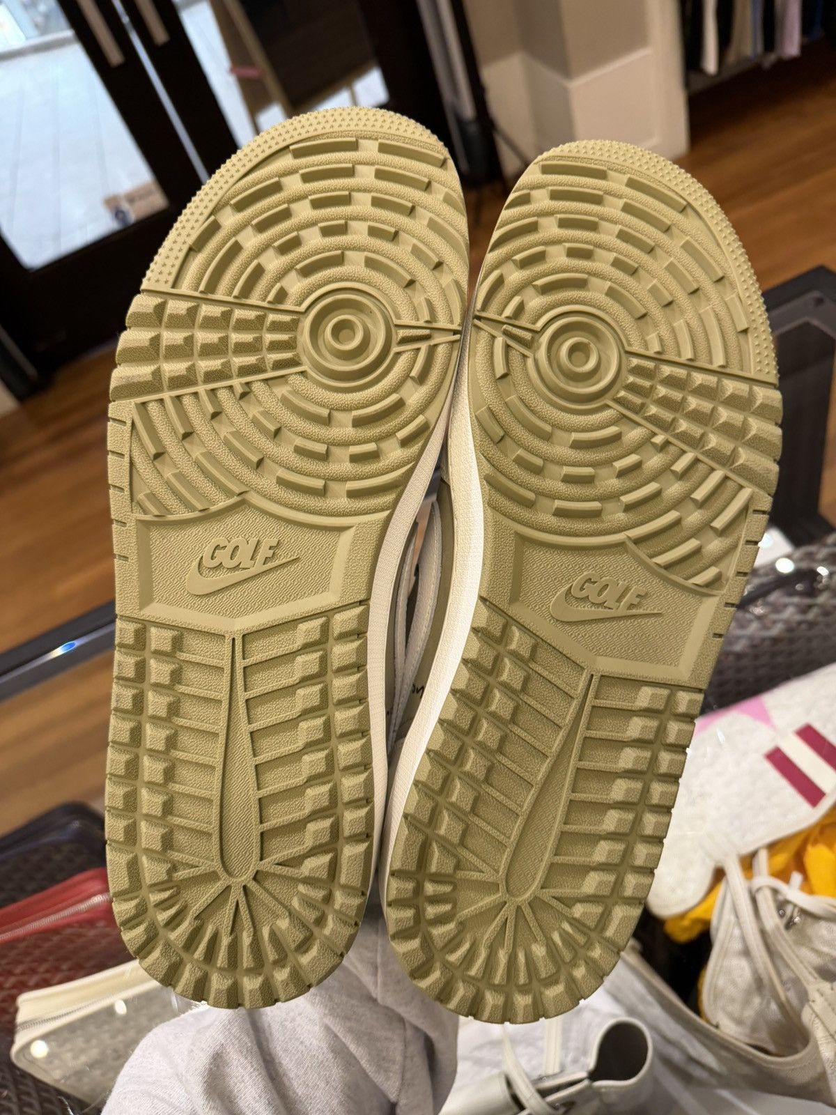 Jordan Brand × Travis Scott Travis Scott x Jordan 1 Retro Low Golf ‘Neutral Olive’ Size US 12.5 / EU 45-46 - 7 Thumbnail
