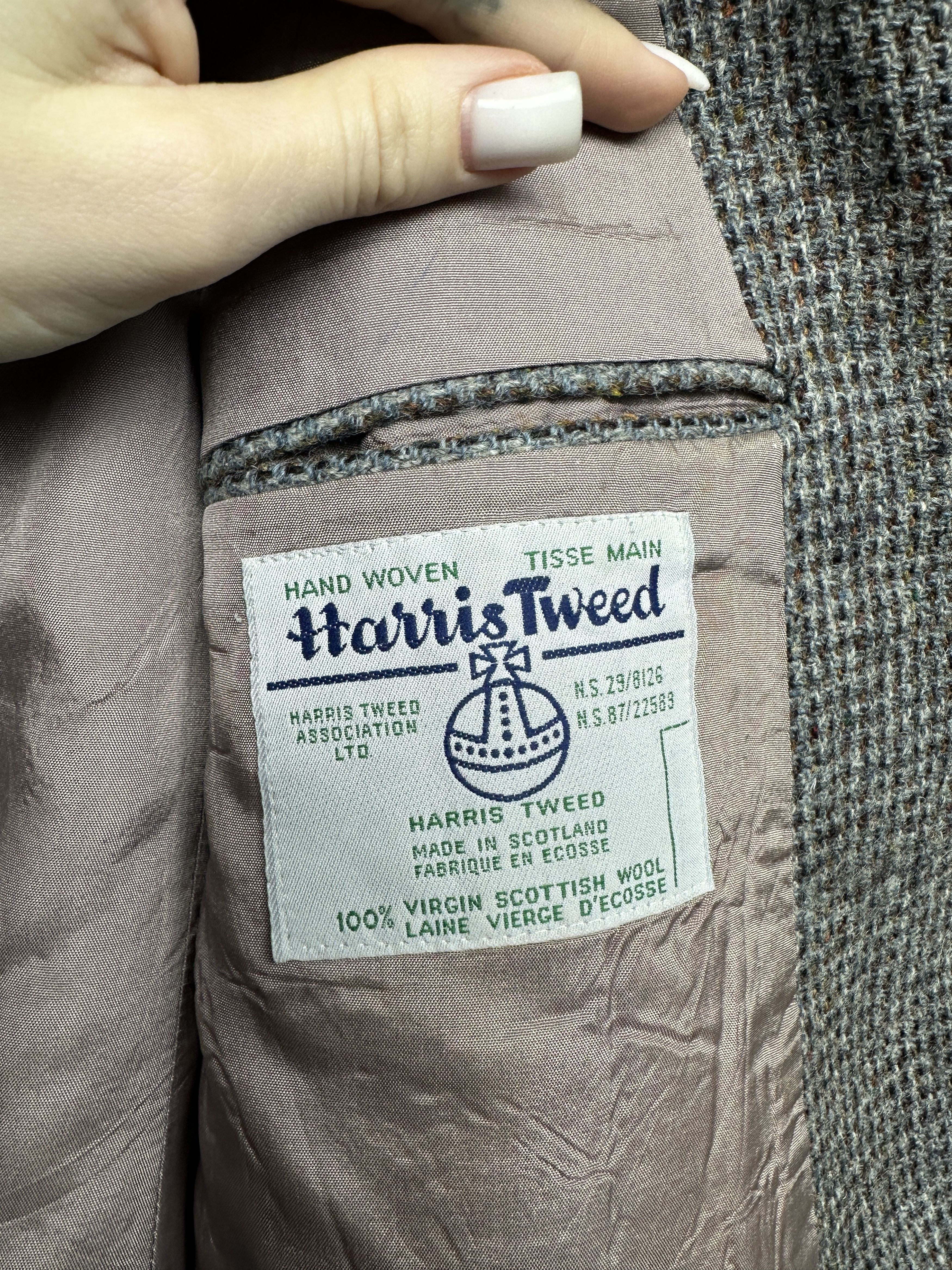 Harris Tweed Harris Tweed Vintage Mens Wool Blazer Jacket Two Buttons Size US L / EU 52-54 / 3 - 3 Thumbnail