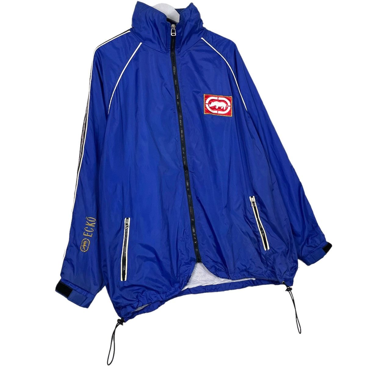 Ecko Unltd. × Japanese Brand × Rap Tees 💥90s ECKO BIG LOGO WINDBREAKER JACKET Size US XL / EU 56 / 4 - 3 Thumbnail