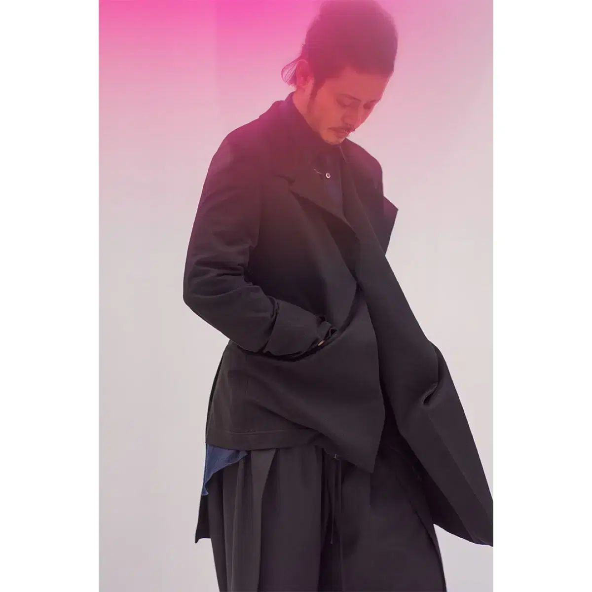 Yohji Yamamoto Yohji Yamamoto pour homme 18ss asymmetrical blazer Size US L / EU 52-54 / 3 - 1 Thumbnail