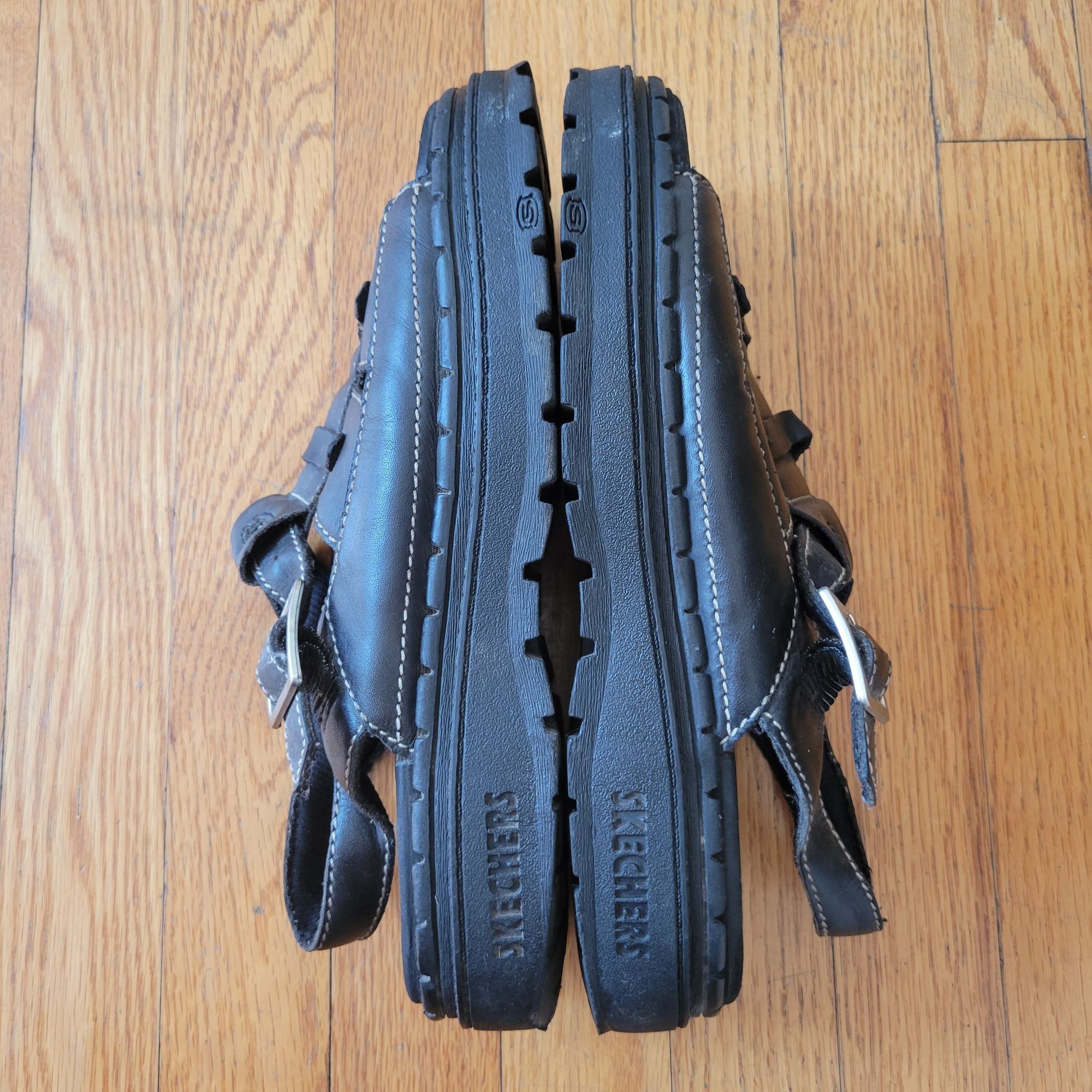 SKECHERS Skechers Chunky Black Fisherman Sandals 11 Open Toe 90s Y2K Size US 11 / IT 41 - 5 Thumbnail