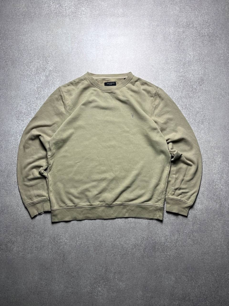 Vintage Allsaints Boxy Sand Sweatshirt Y2K XL