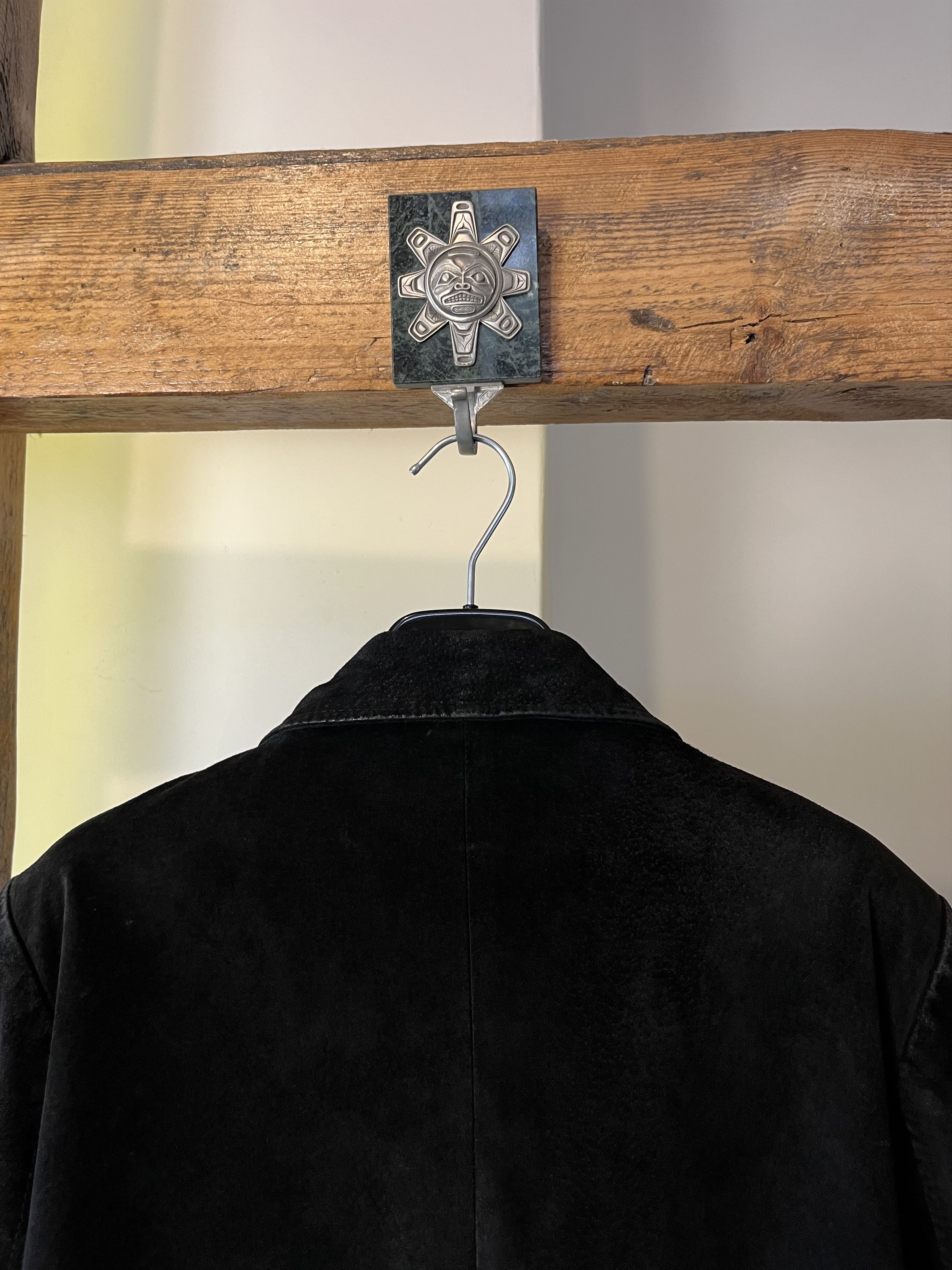 Vintage Vintage 90s y2k Avant Garde Black Seude Leather Opium Jacket Size XL / US 12-14 / IT 48-50 - 7 Thumbnail