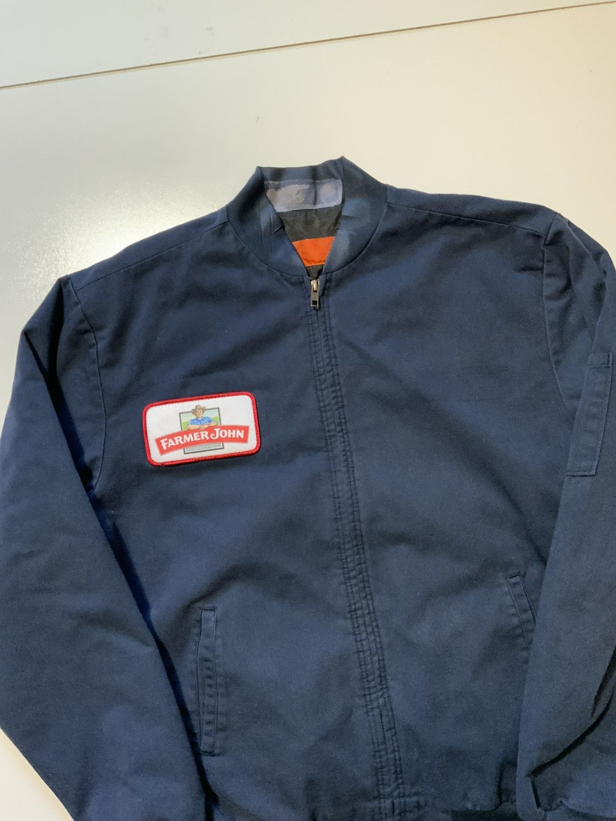 Red Kap Red Kap Farmer John Quilted Lined Navy Employee Work Jacket Size US S / EU 44-46 / 1 - 4 Thumbnail