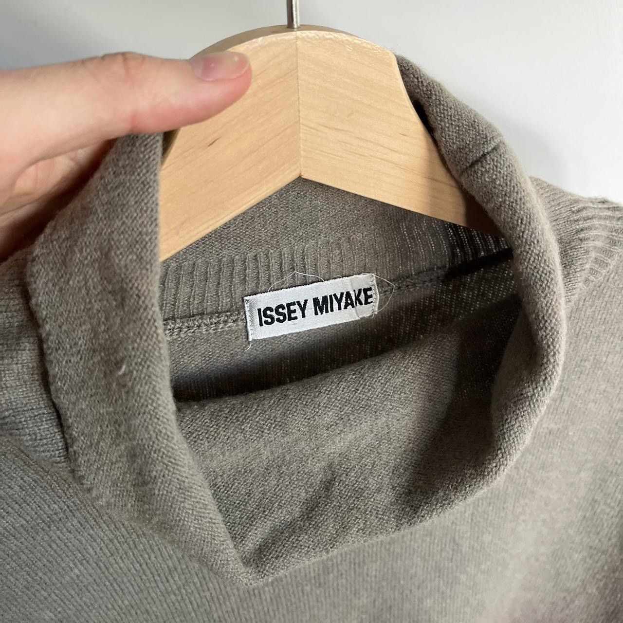 Issey Miyake × Vintage f/w1993 Issey Miyake ombre high neck sweater Size L / US 10 / IT 46 - 5 Thumbnail