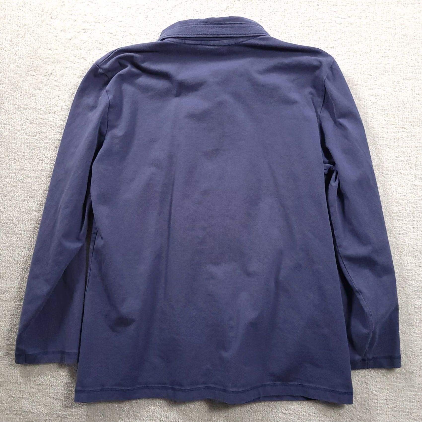 Vintage Chico's Womens Collared Shirt Button-Up Long Sleeve Blue with Pockets, Size 1, Regular Size XS / US 0-2 / IT 36-38 - 7 Thumbnail