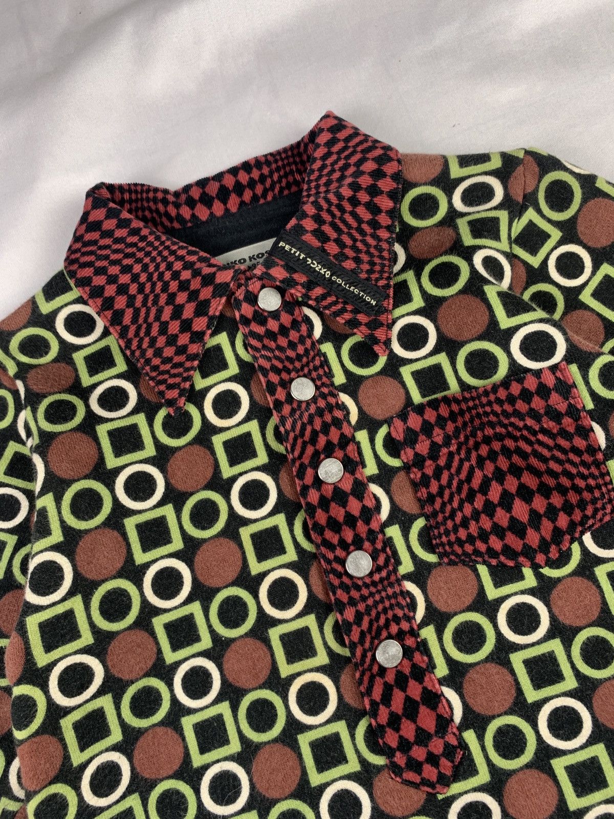 Mr. Junko 2000s Junko Koshino Petite Colection Unique Pattern Polo Top Size XS / US 0-2 / IT 36-38 - 5 Thumbnail