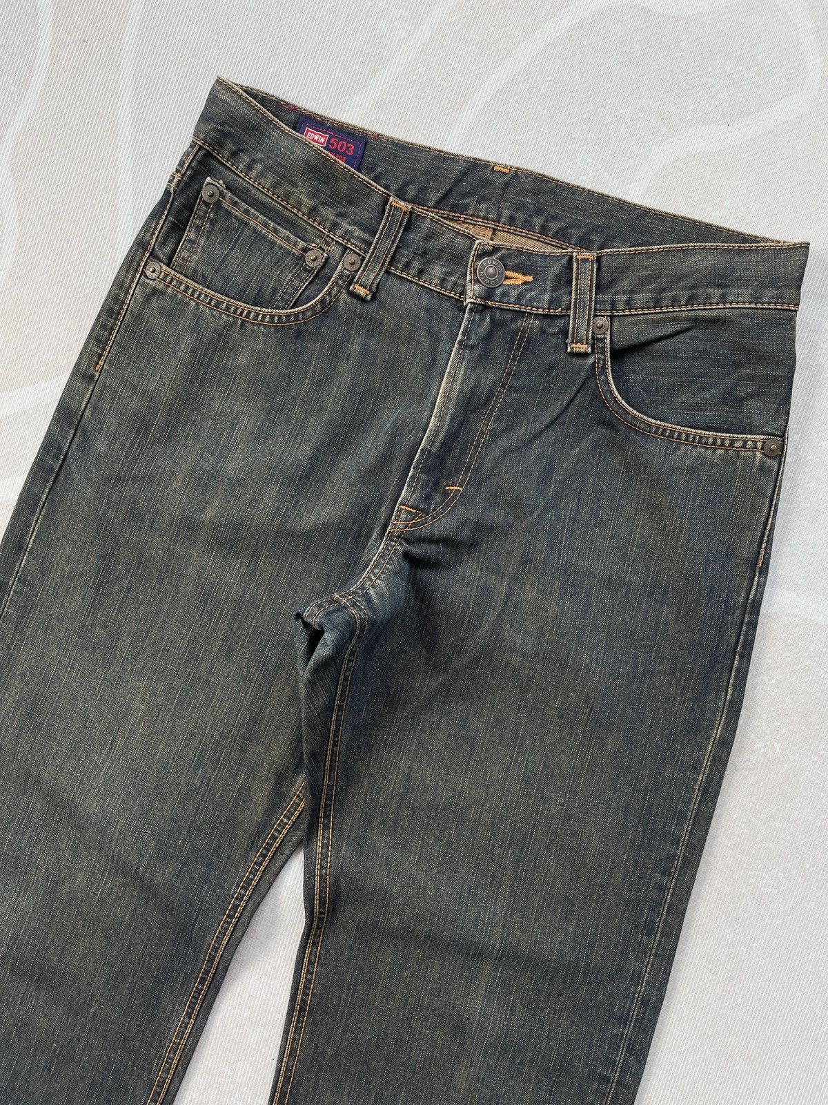 Edwin Vintage Mudwash Edwin 503Z (LG114) Size US 32 / EU 48 - 4 Thumbnail