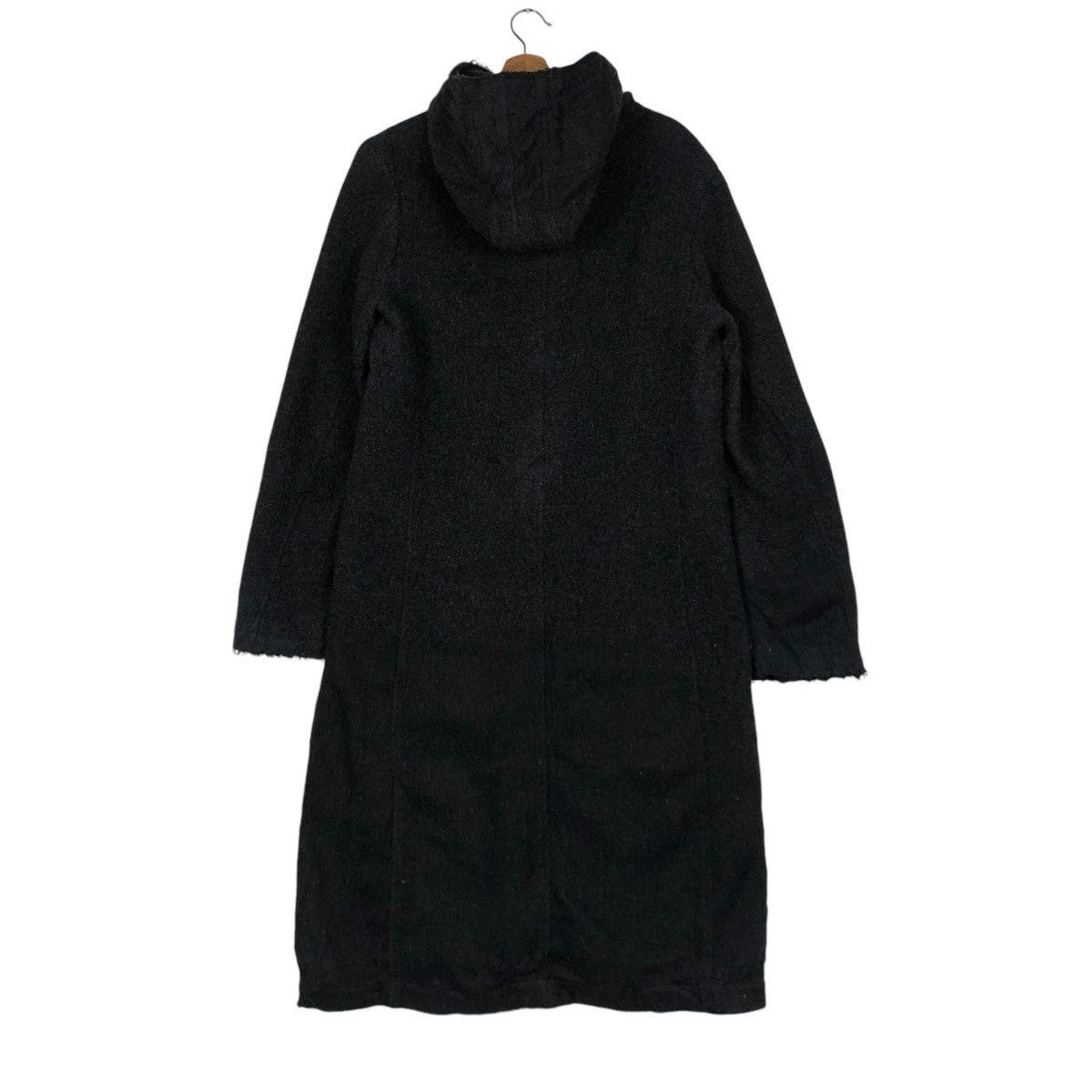 Ground Y 🔥RICH BLACK MOHAIR WOOL LONG JACKET GROUNDY YOHJI YAMAMOTO Size US M / EU 48-50 / 2 - 11 Thumbnail